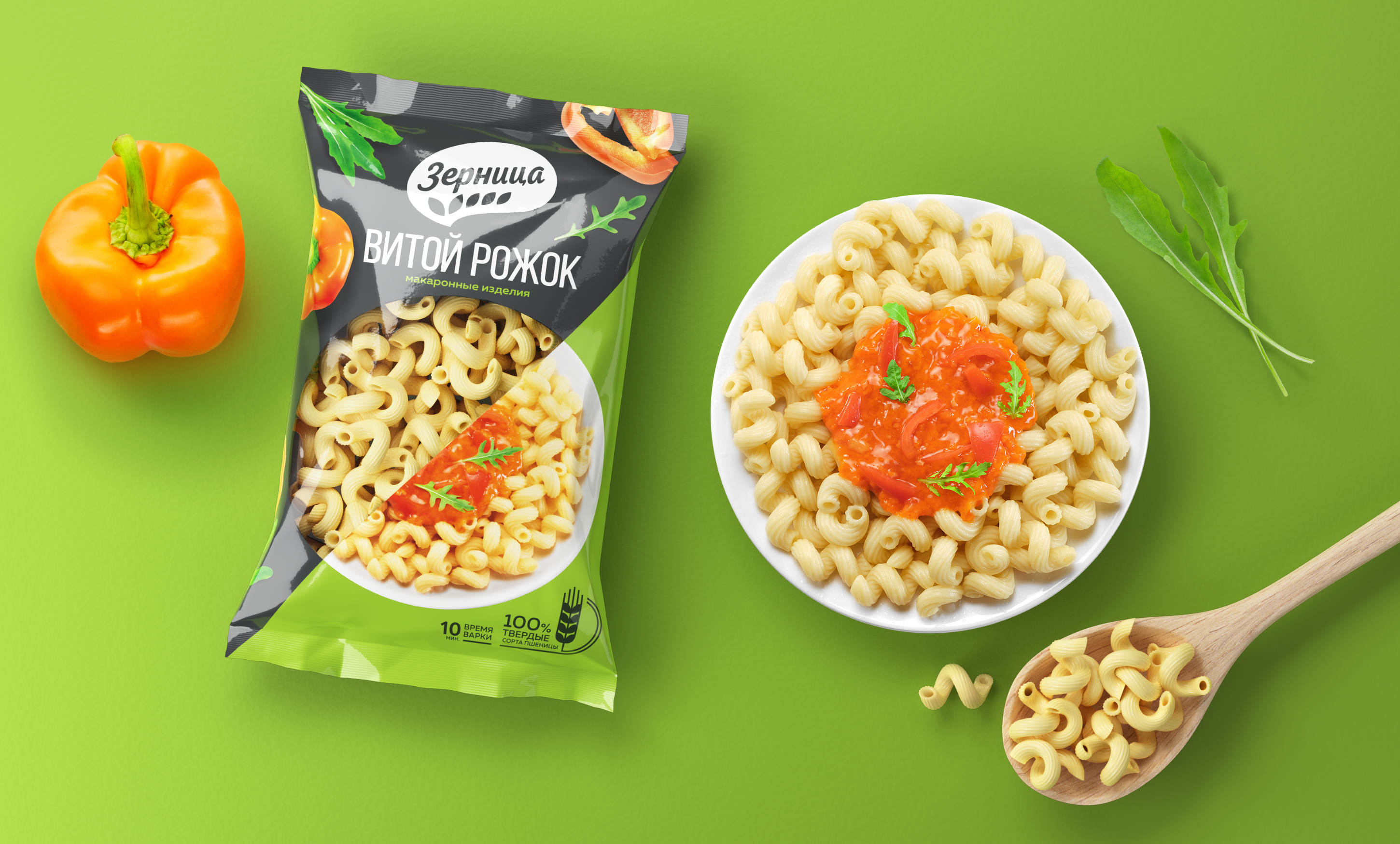 Zernitsa. Pasta design packaging — Изображение №3 — Брендинг на Dprofile
