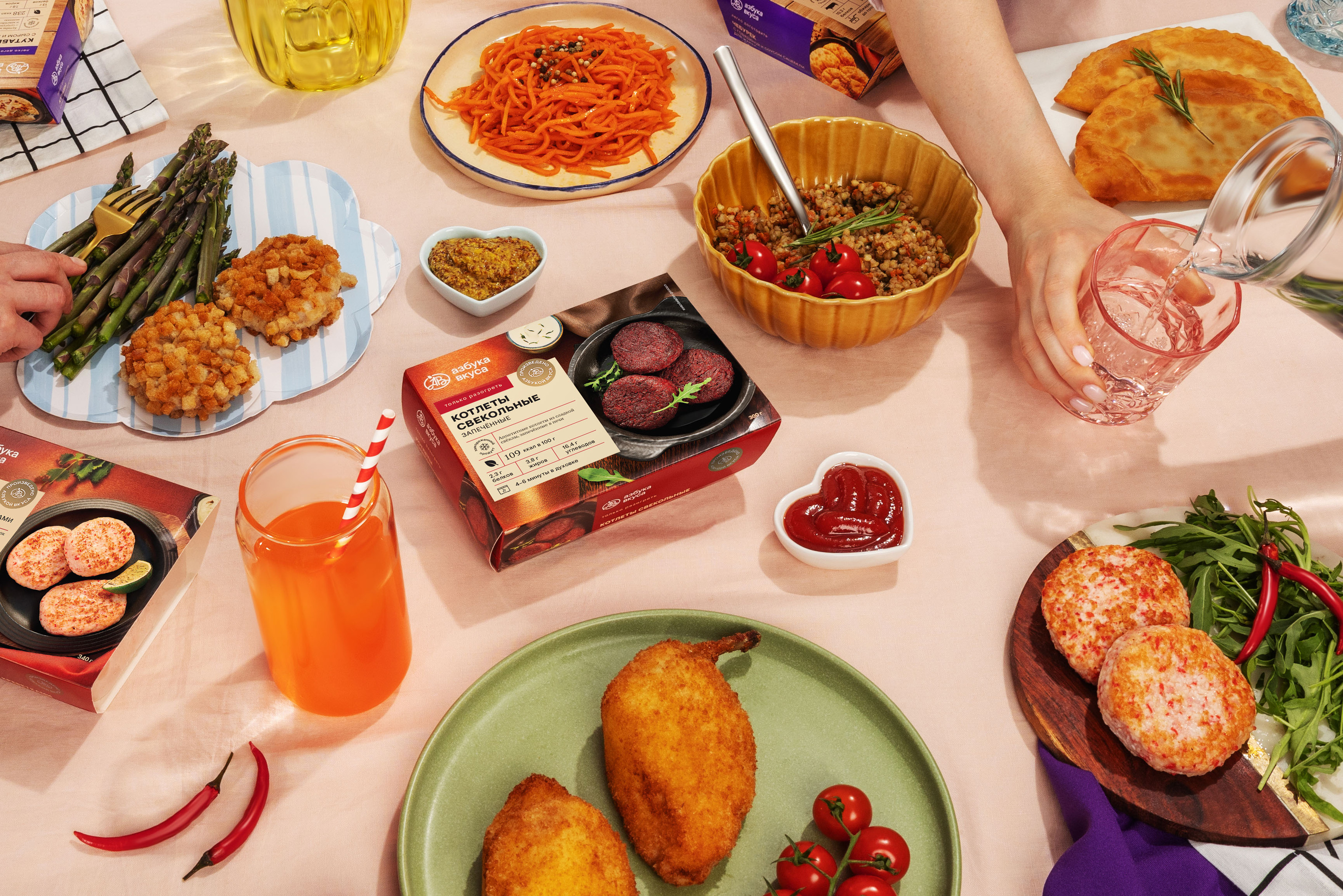 Замороженные полуфабрикаты для СТМ "Азбука Вкуса" — Изображение №1 — Брендинг, Графика на Dprofile