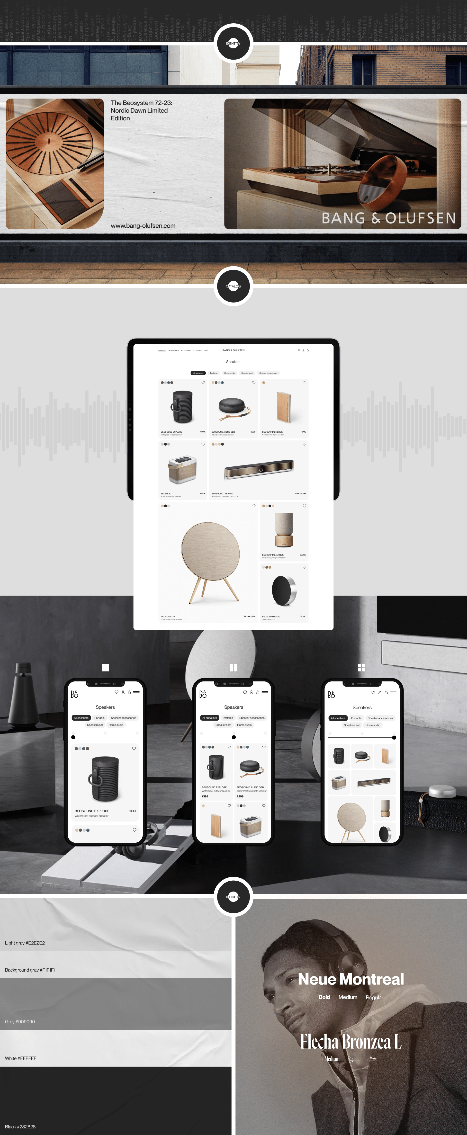 Bang&Olufsen | E-commerce Redesign & Identity — Изображение №3 — Интерфейсы, Брендинг на Dprofile