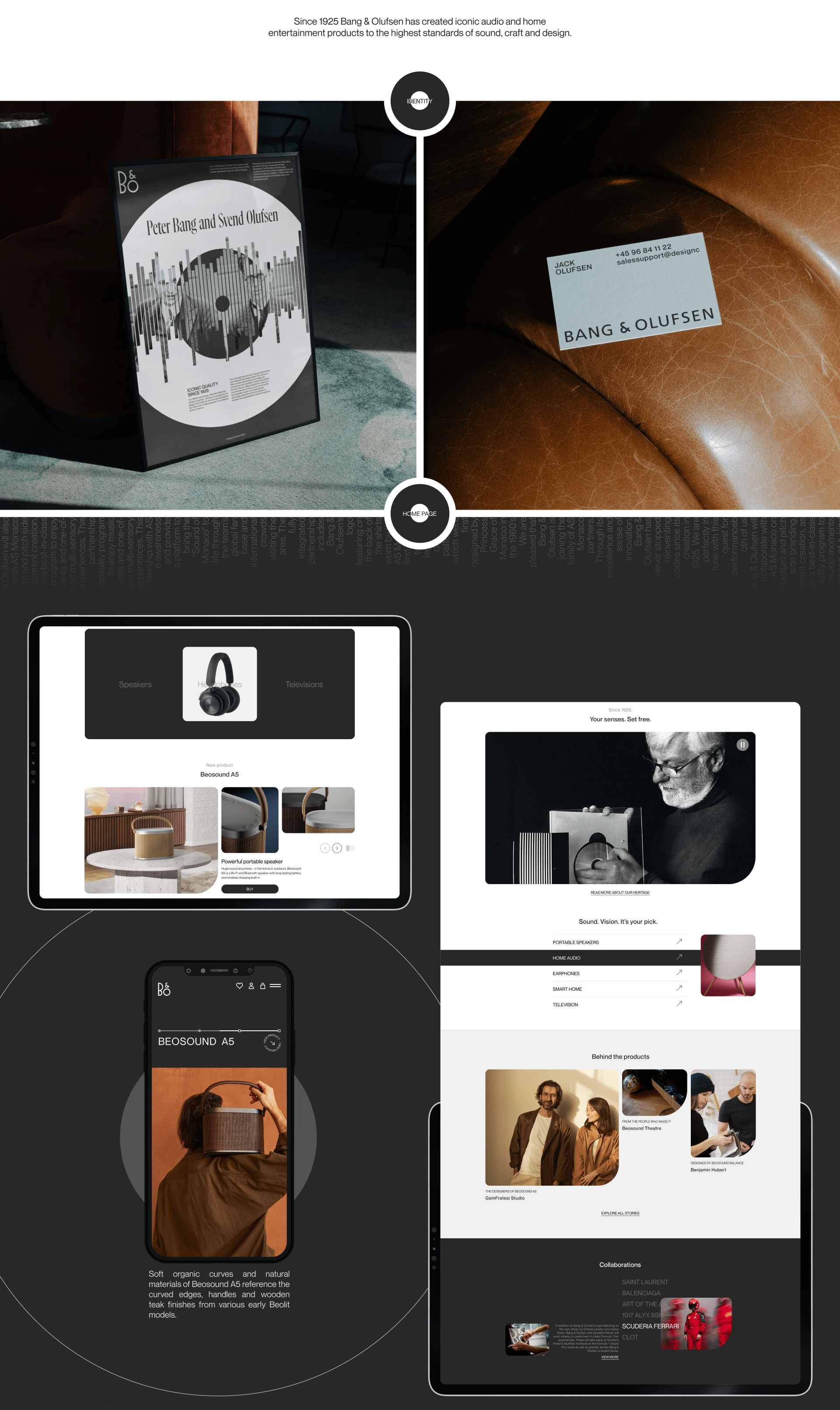 Bang&Olufsen | E-commerce Redesign & Identity — Изображение №2 — Интерфейсы, Брендинг на Dprofile