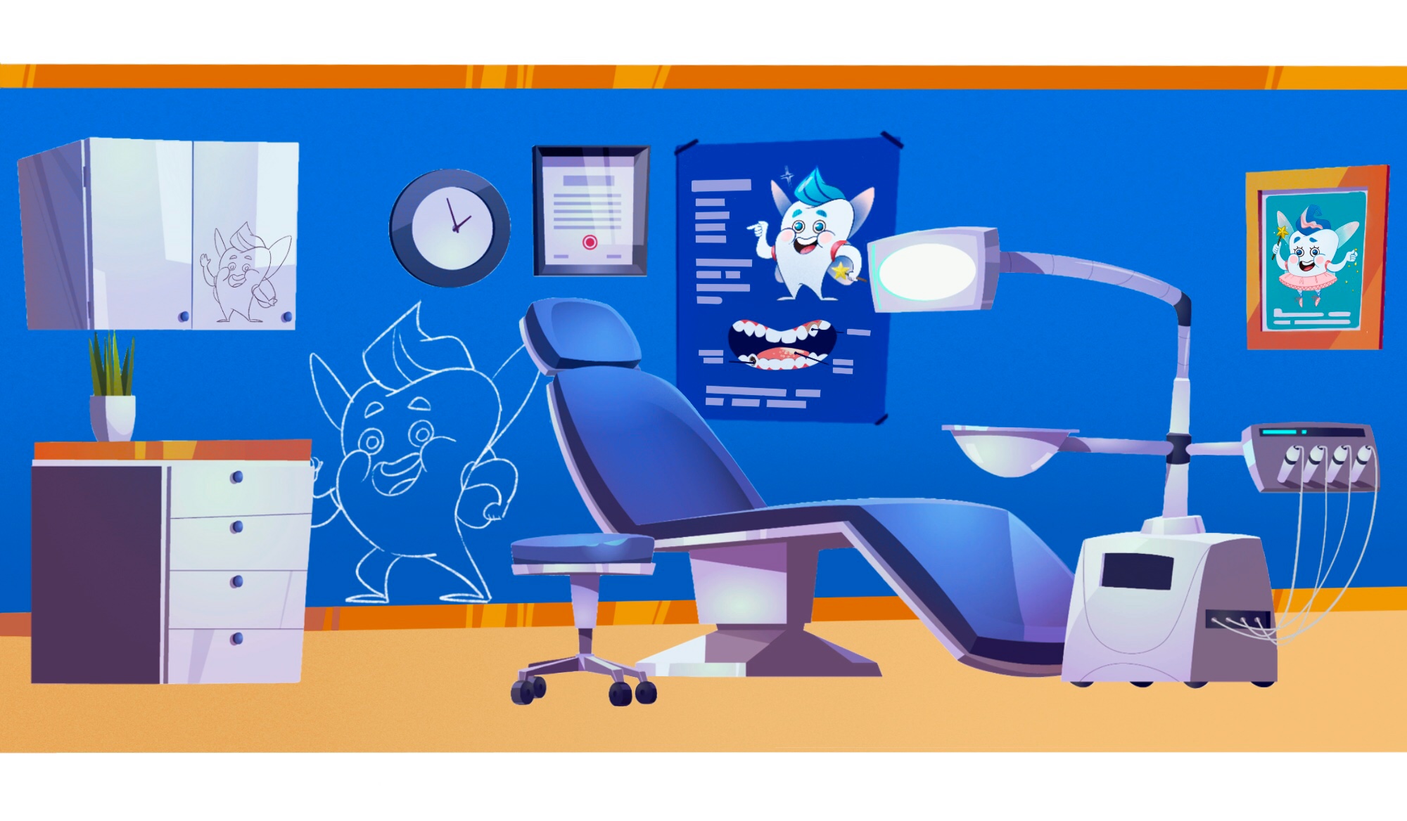 Tooth fairy Academy — Изображение №3 — Брендинг, Иллюстрация на Dprofile