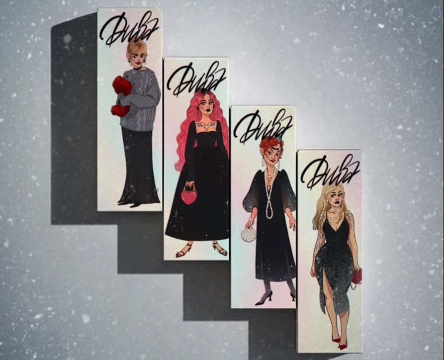 Glitter girl. Beauty character — Брендинг, Иллюстрация на Dprofile