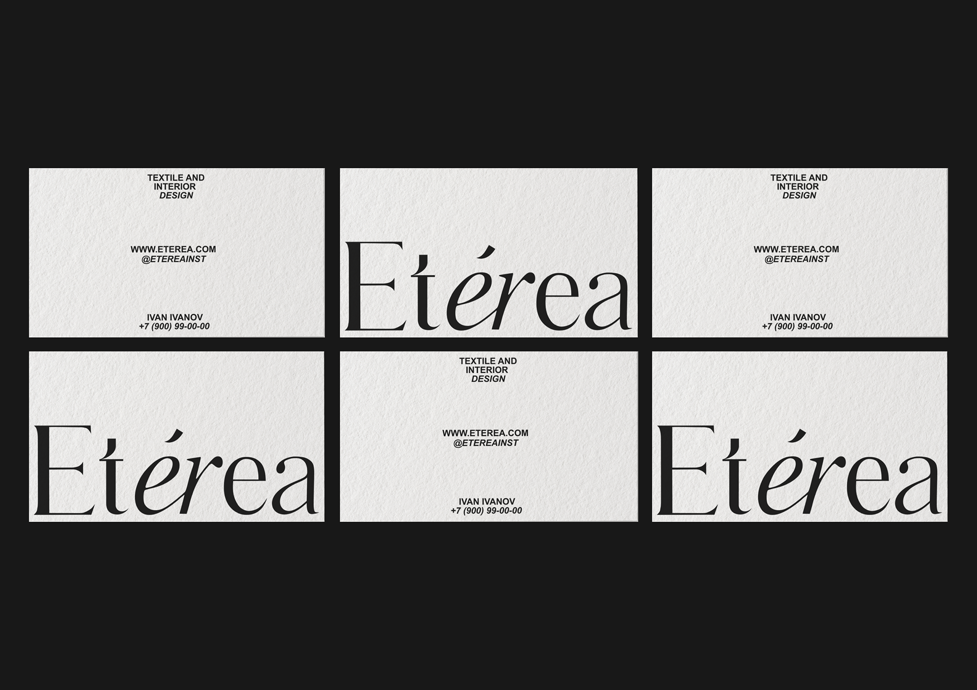 ЛОГОТИП ДЛЯ БРЕНДА ETEREA / LOGOTYPE FOR BRAND / DESIGN — Изображение №8 — Брендинг на Dprofile