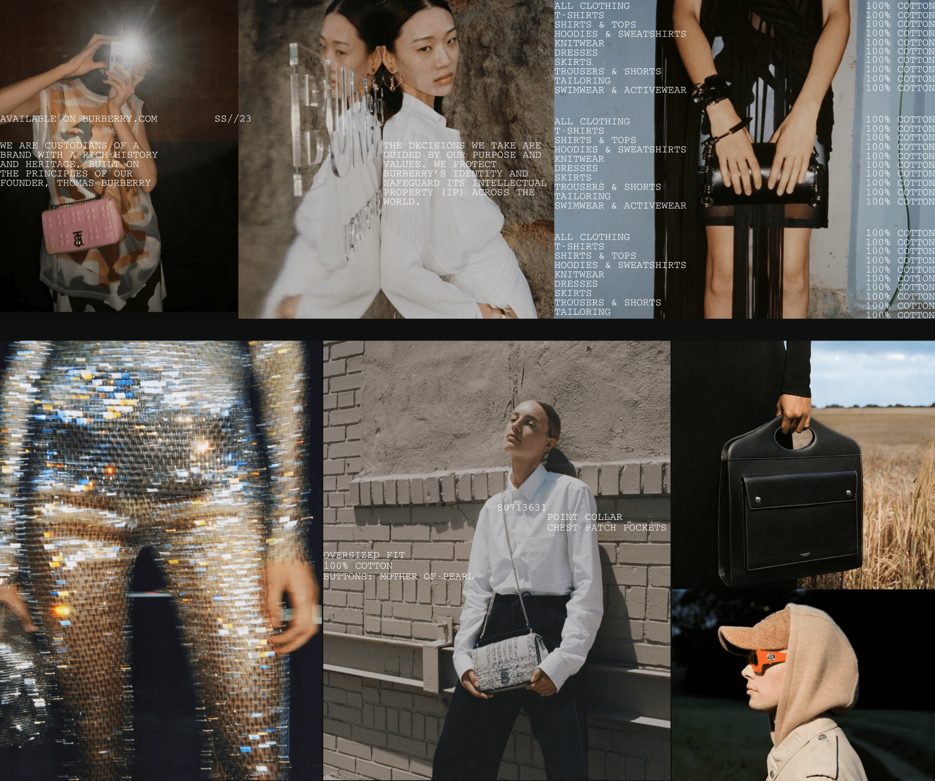 BURBERRY | e-commerce — Изображение №4 — Интерфейсы, Брендинг на Dprofile