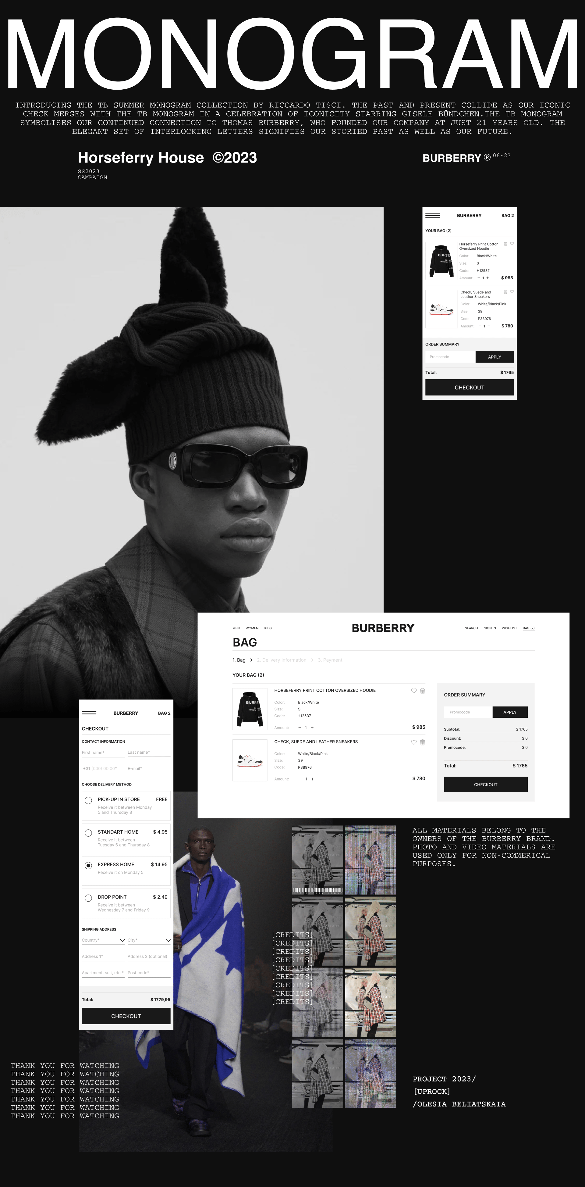 BURBERRY | e-commerce — Изображение №11 — Интерфейсы, Брендинг на Dprofile