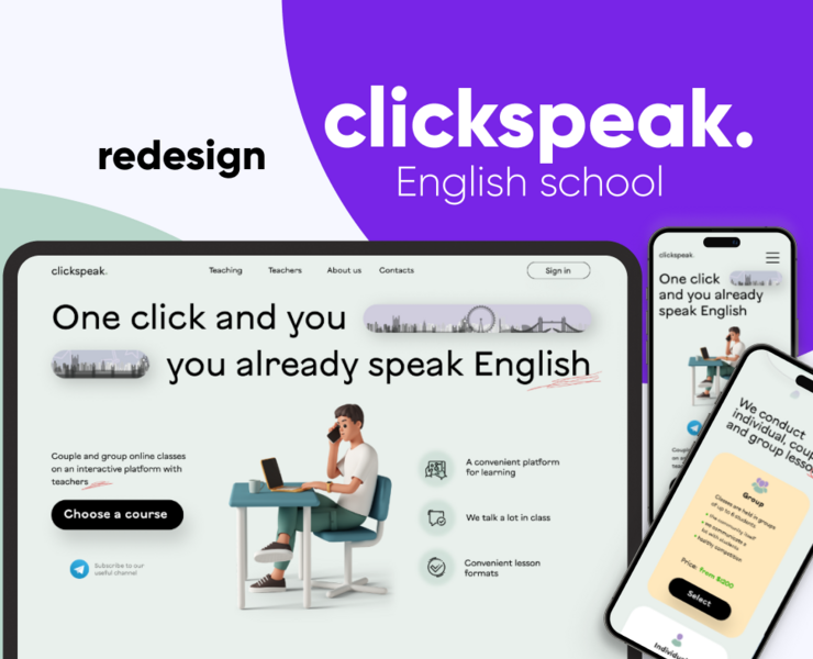 UI design Redesign website на Dprofile