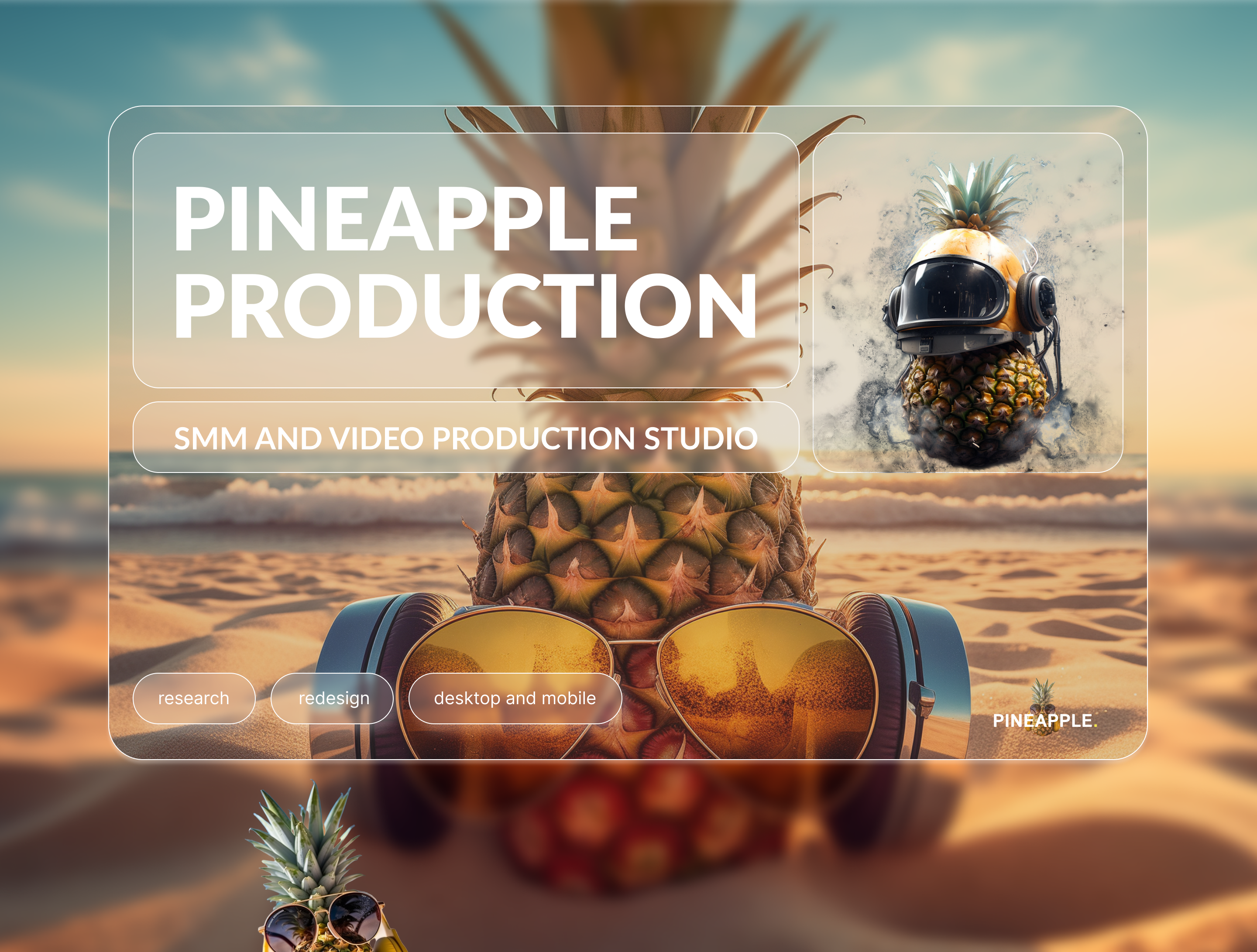 UX/UI design|desktop|mobile|production studio — Изображение №1 — Интерфейсы на Dprofile