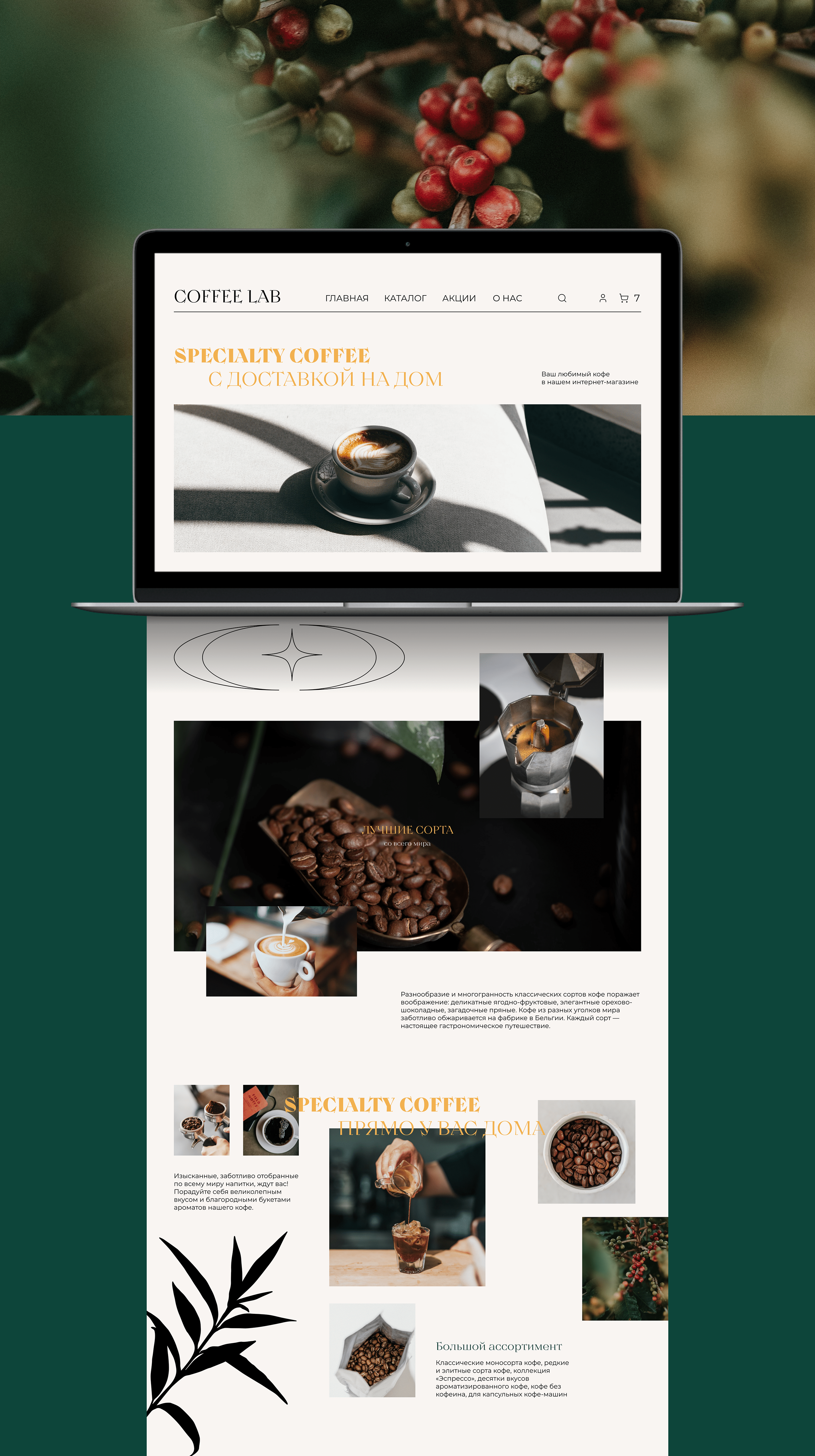 Coffee Lab | Дизайн интернет-магазина — Изображение №2 — Интерфейсы на Dprofile