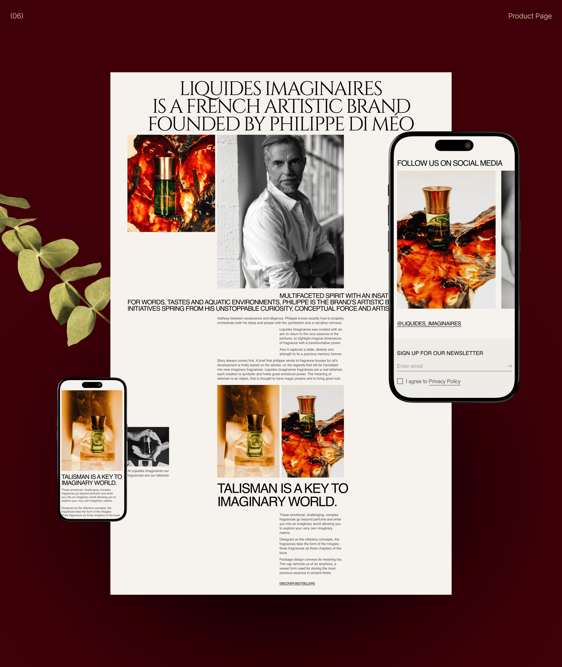 Liquides Imaginaires | Ecommerce Redesign — Изображение №12 — Интерфейсы, Анимация на Dprofile