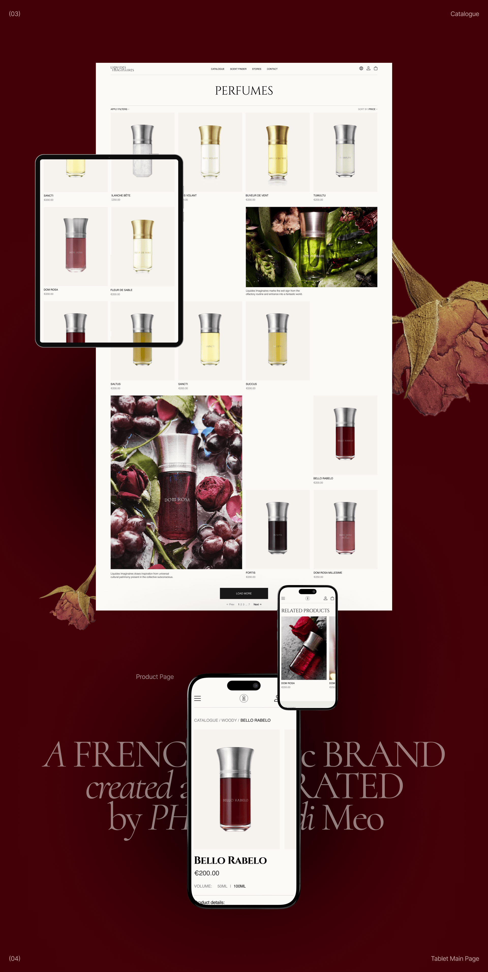 Liquides Imaginaires | Ecommerce Redesign — Изображение №5 — Интерфейсы, Анимация на Dprofile