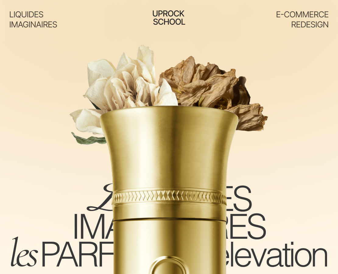 Liquides Imaginaires | Ecommerce Redesign — Интерфейсы, Анимация на Dprofile