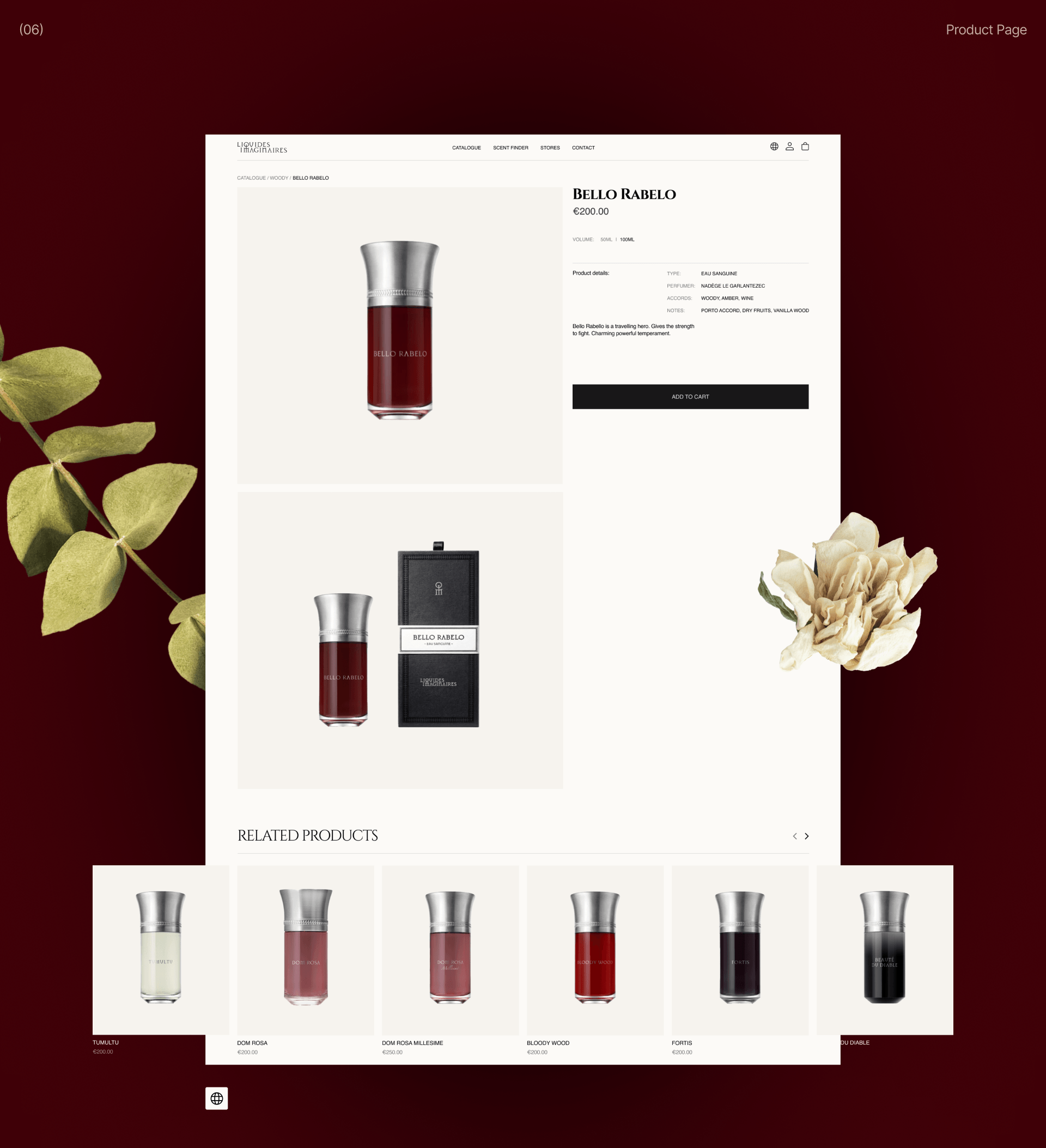 Liquides Imaginaires | Ecommerce Redesign — Изображение №9 — Интерфейсы, Анимация на Dprofile