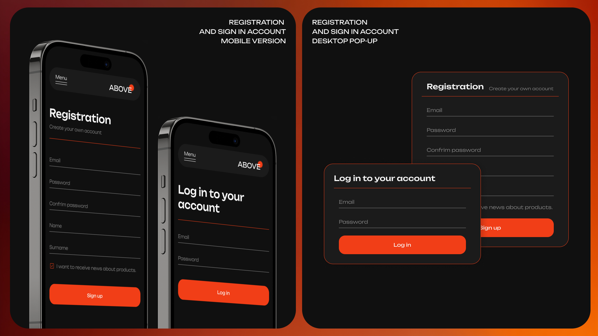 Above | Web and UX/UI | E-commerce — Изображение №15 — Интерфейсы на Dprofile
