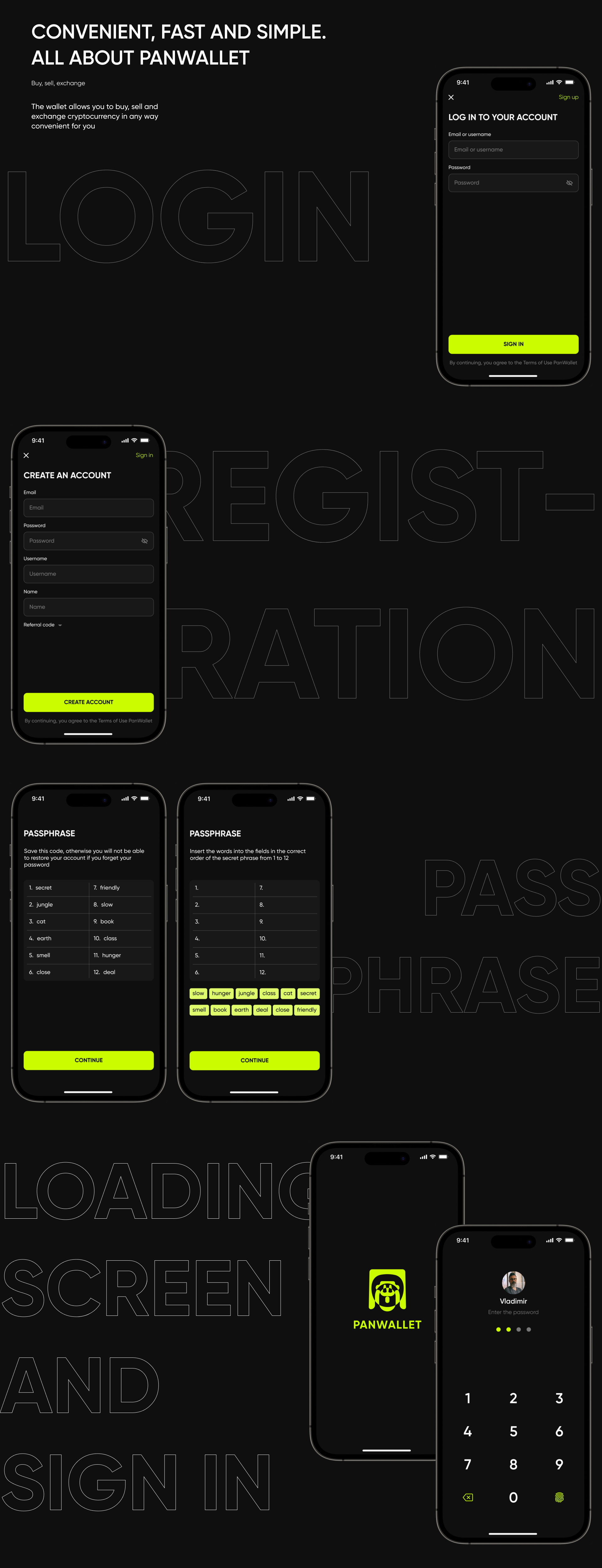 PanWallet | UX/UI mobile app — Изображение №8 — Интерфейсы на Dprofile