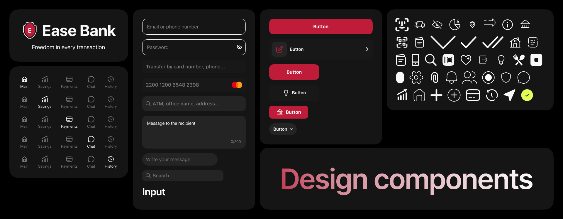 Ease Bank | Mobile App — Изображение №8 — Интерфейсы на Dprofile