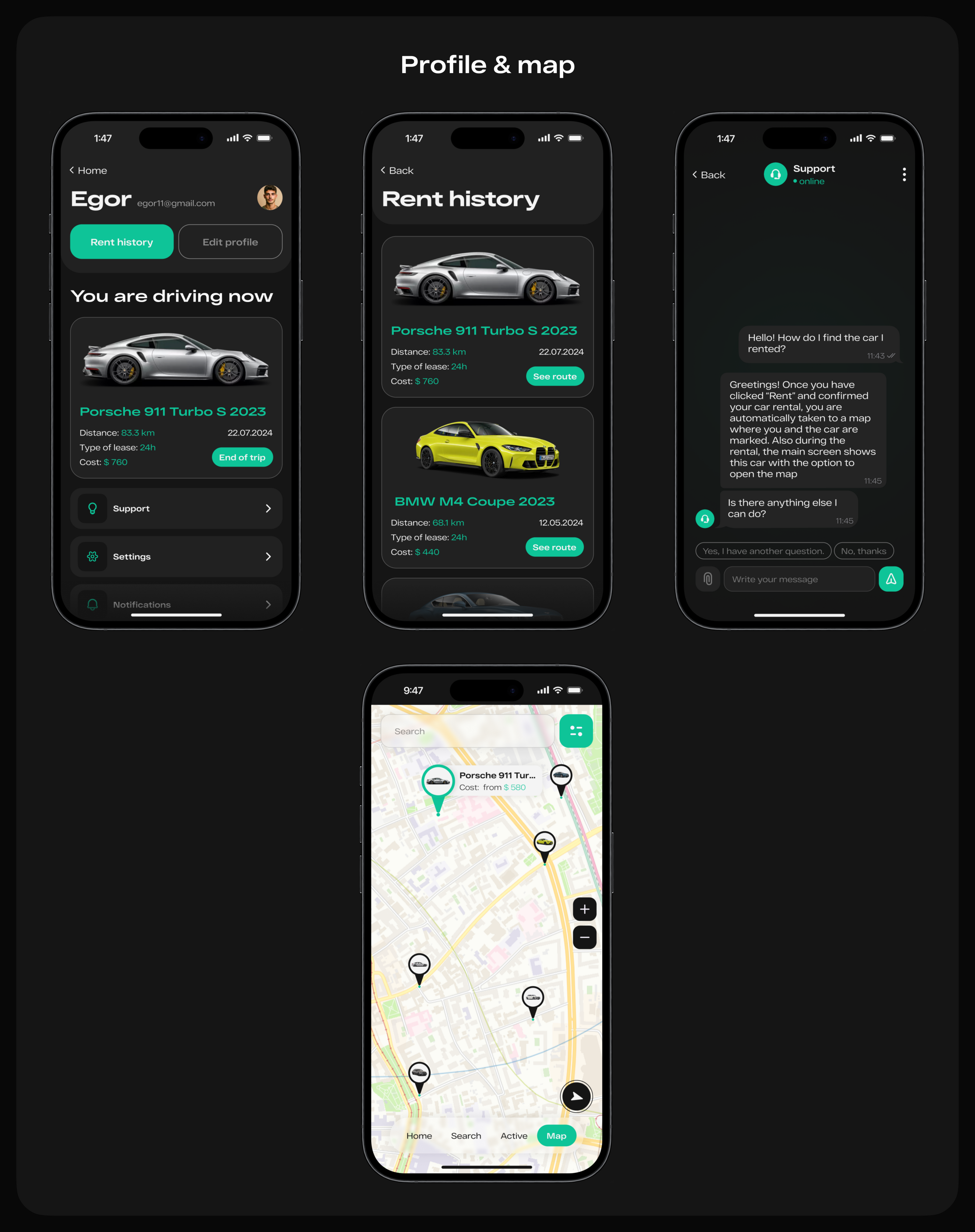 Prerent | Mobile app | UI/UX design — Изображение №14 — Интерфейсы на Dprofile
