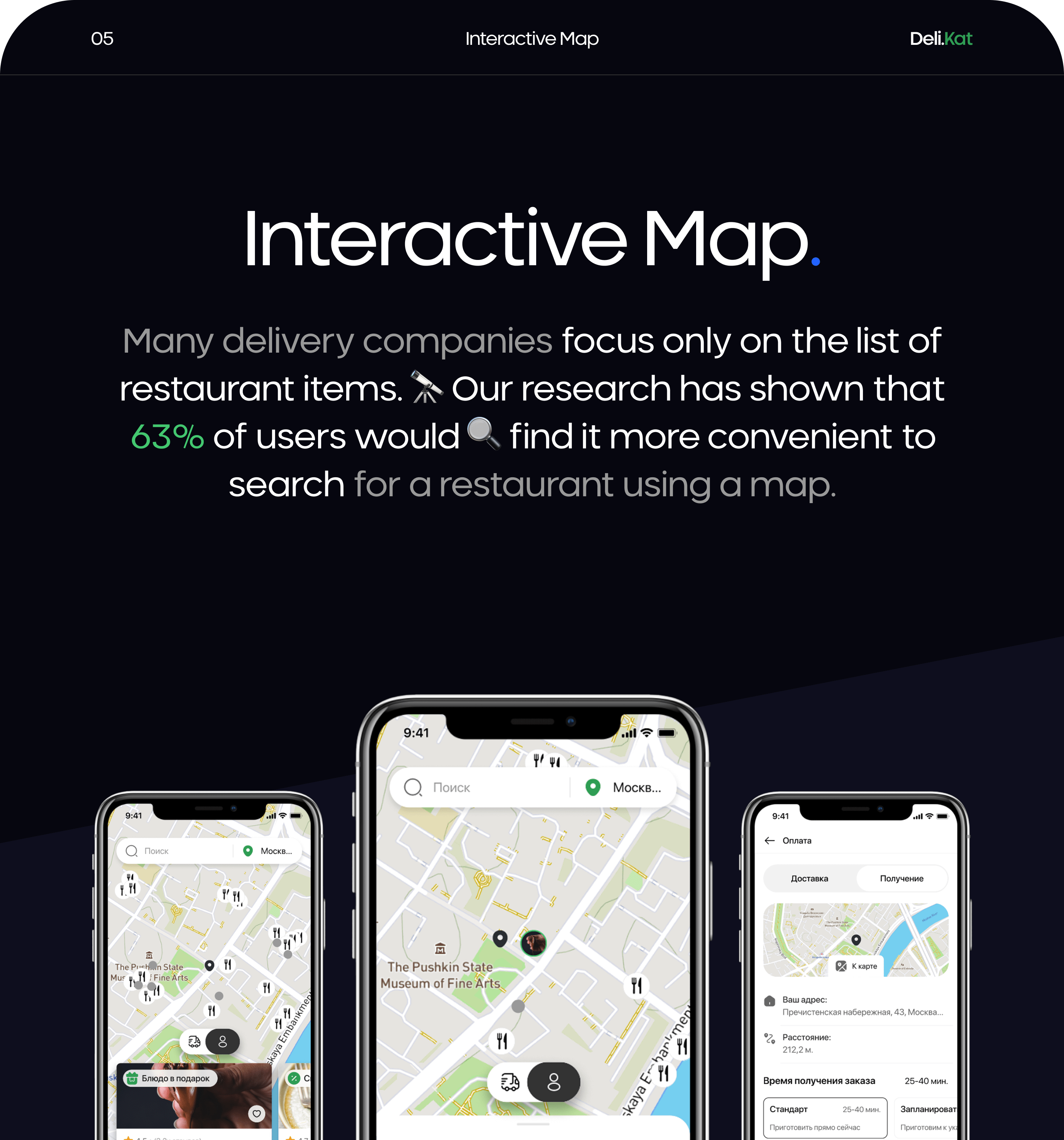 Deli.kat Delivery App – UX/UI Design — Изображение №11 — Интерфейсы, Брендинг на Dprofile