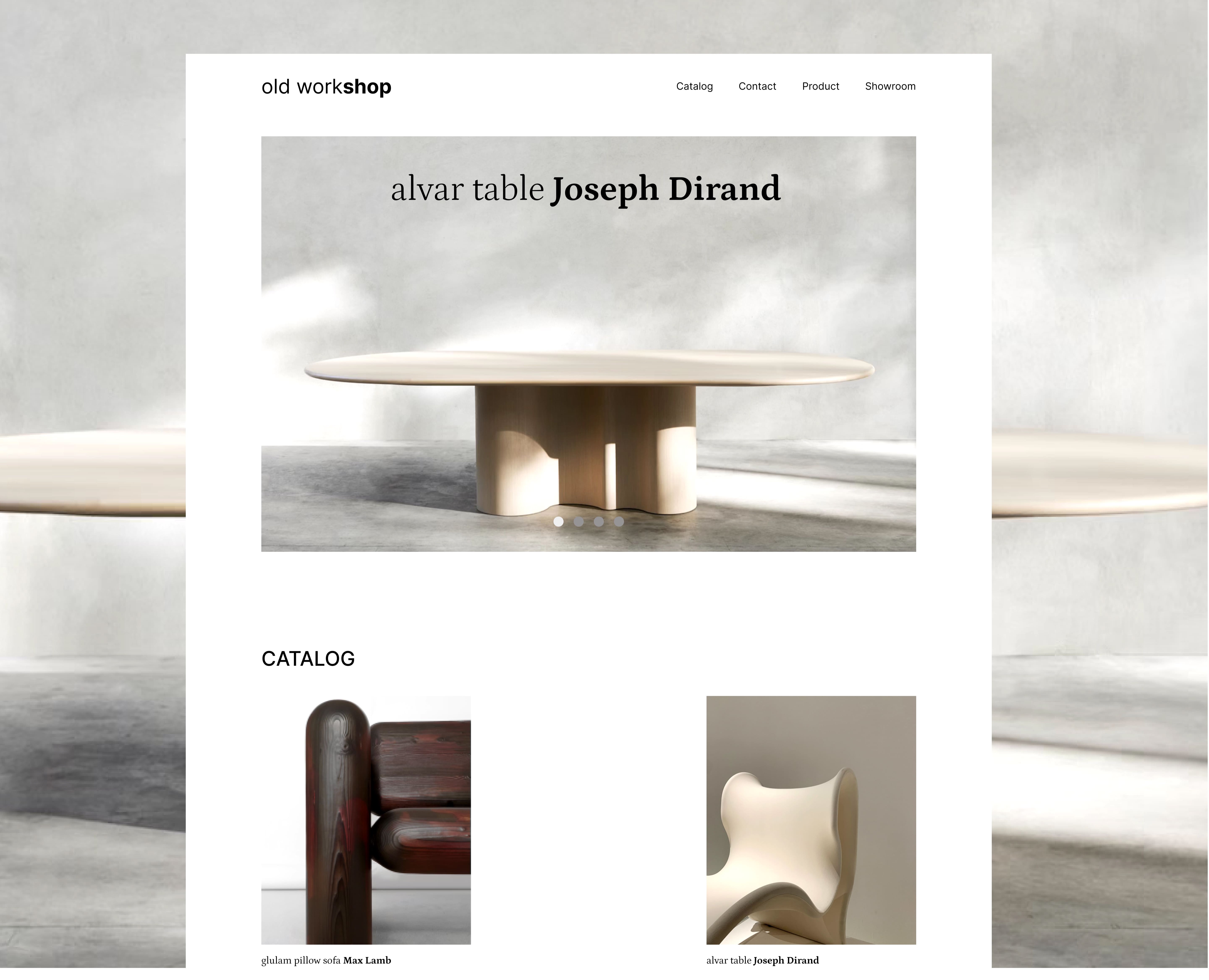 Landing Page Old WorkShop — Интерфейсы на Dprofile