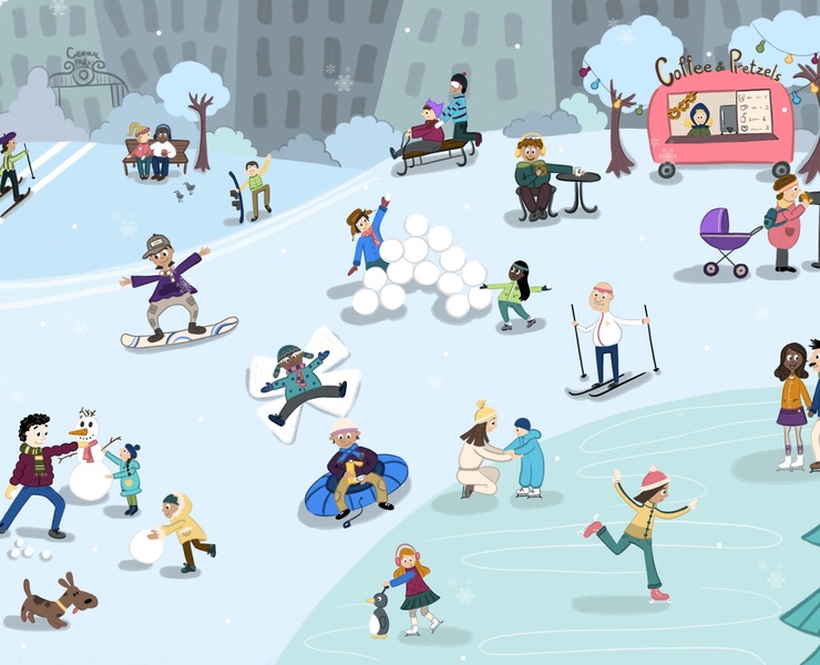 Wimmelbuch.Bиммельбухи — Иллюстрация на Dprofile