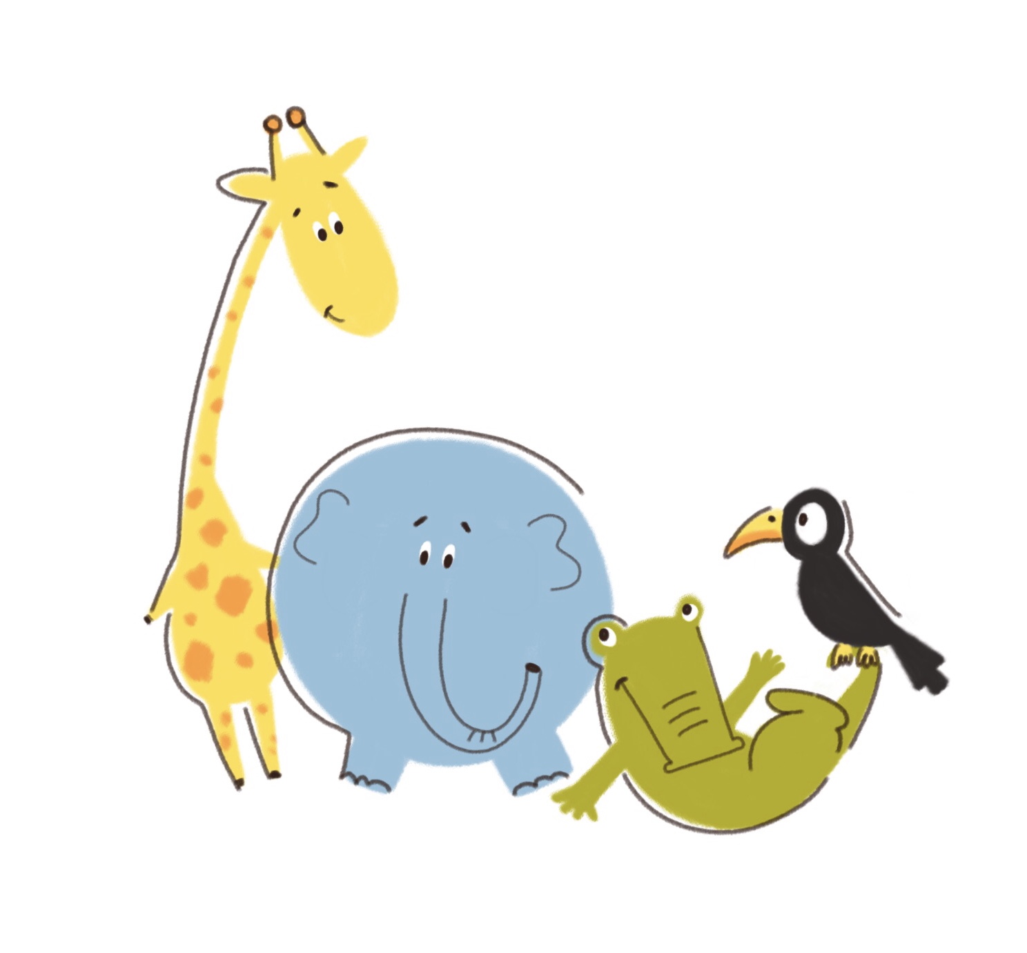 Animal friends — Изображение №1 — Иллюстрация на Dprofile