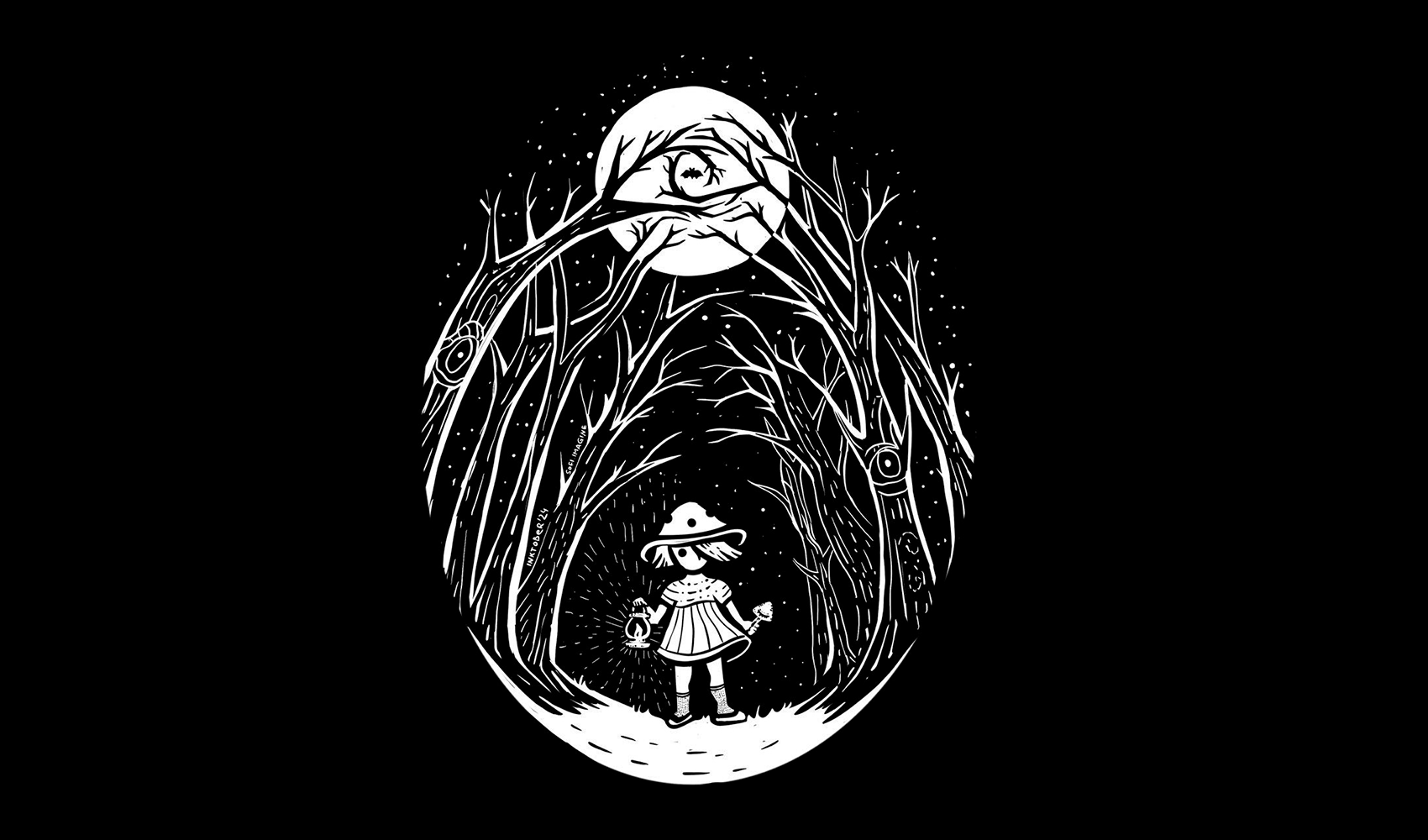 Inktober 2024 DarkForestober — Изображение №21 — Иллюстрация, Графика на Dprofile