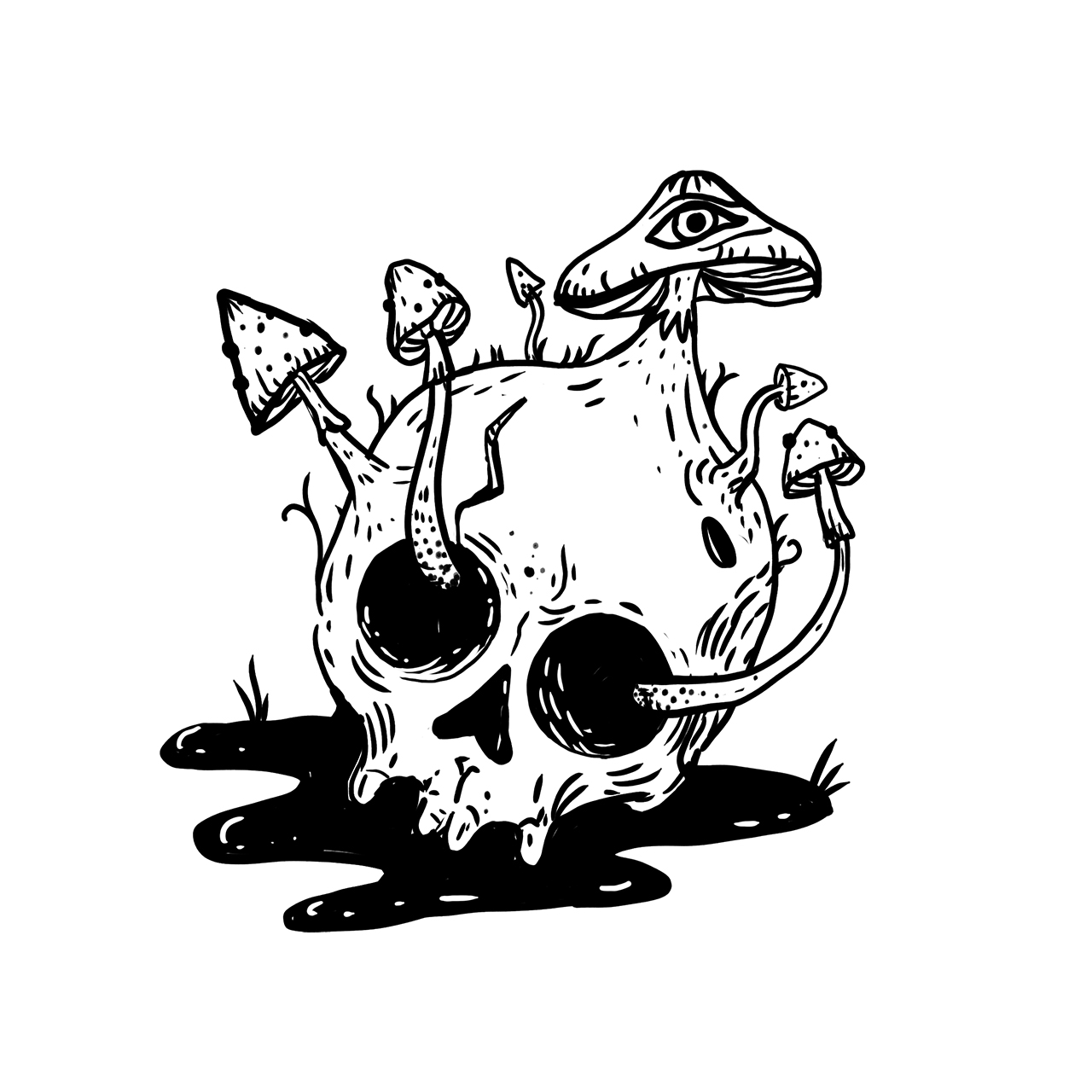 Inktober 2024 DarkForestober — Изображение №20 — Иллюстрация, Графика на Dprofile