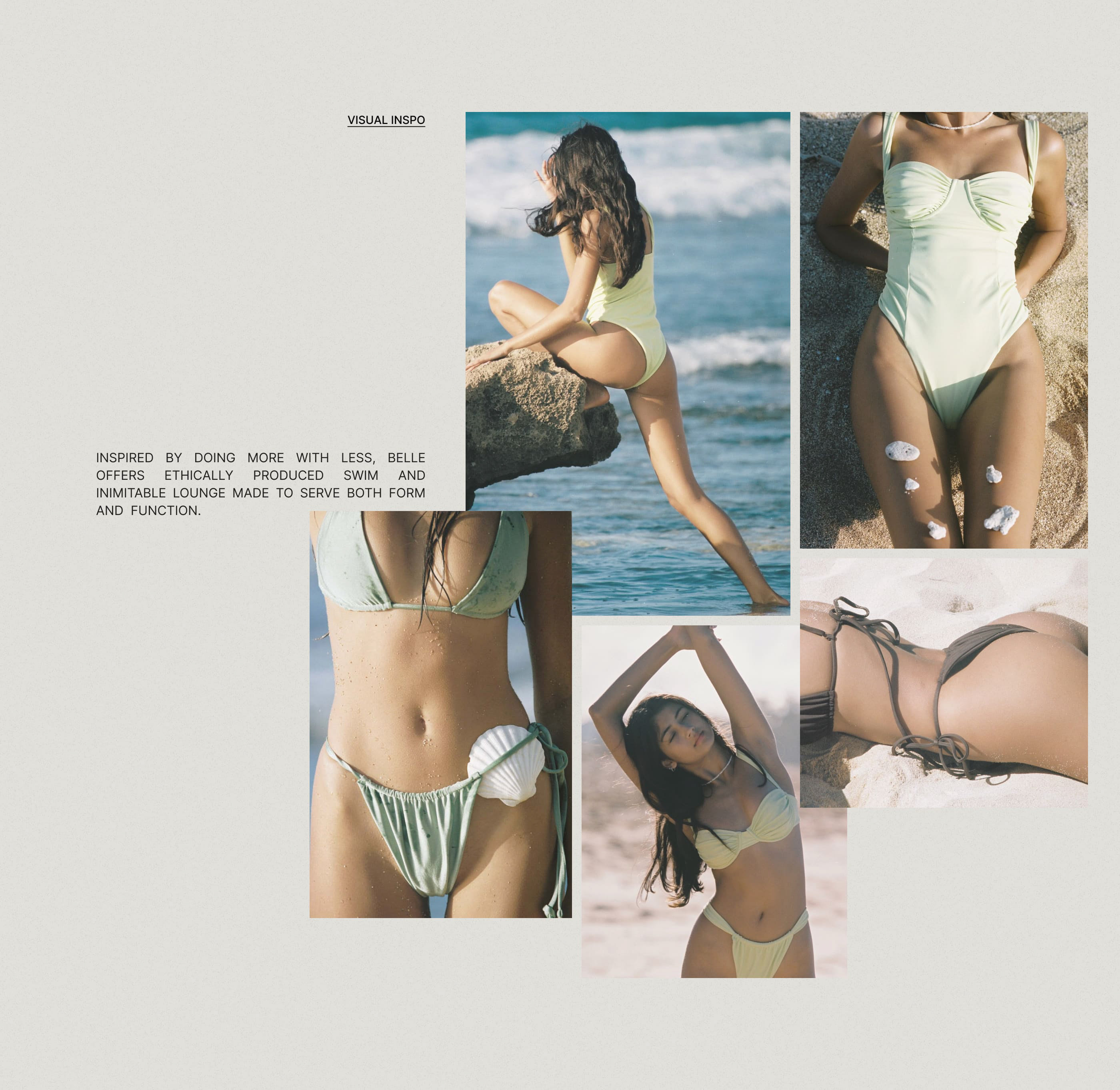 BELLE | Swimwear website — Изображение №2 — Интерфейсы на Dprofile