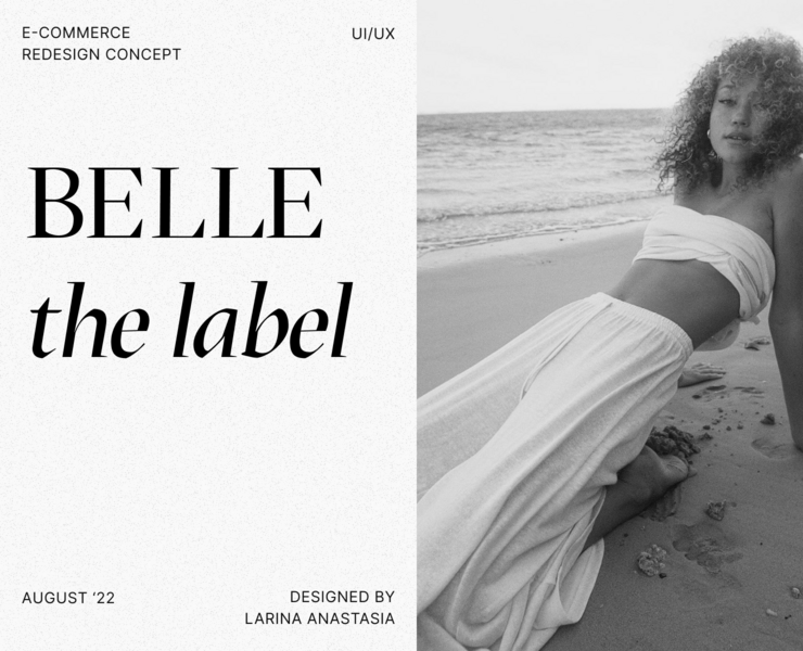 BELLE | Swimwear website на Dprofile