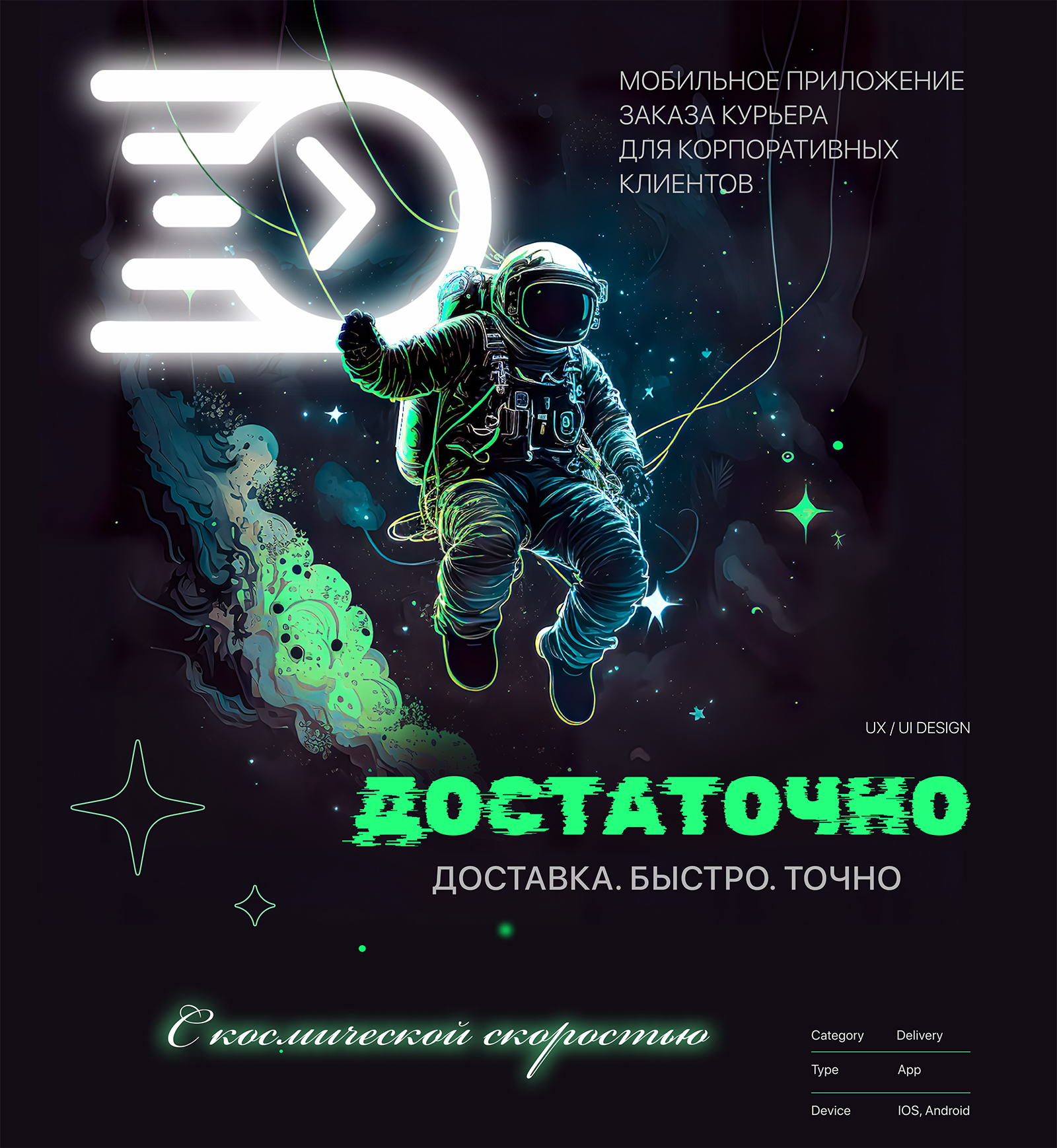 Сервис курьерской службы B2B "Достаточно" — Изображение №1 — Интерфейсы на Dprofile