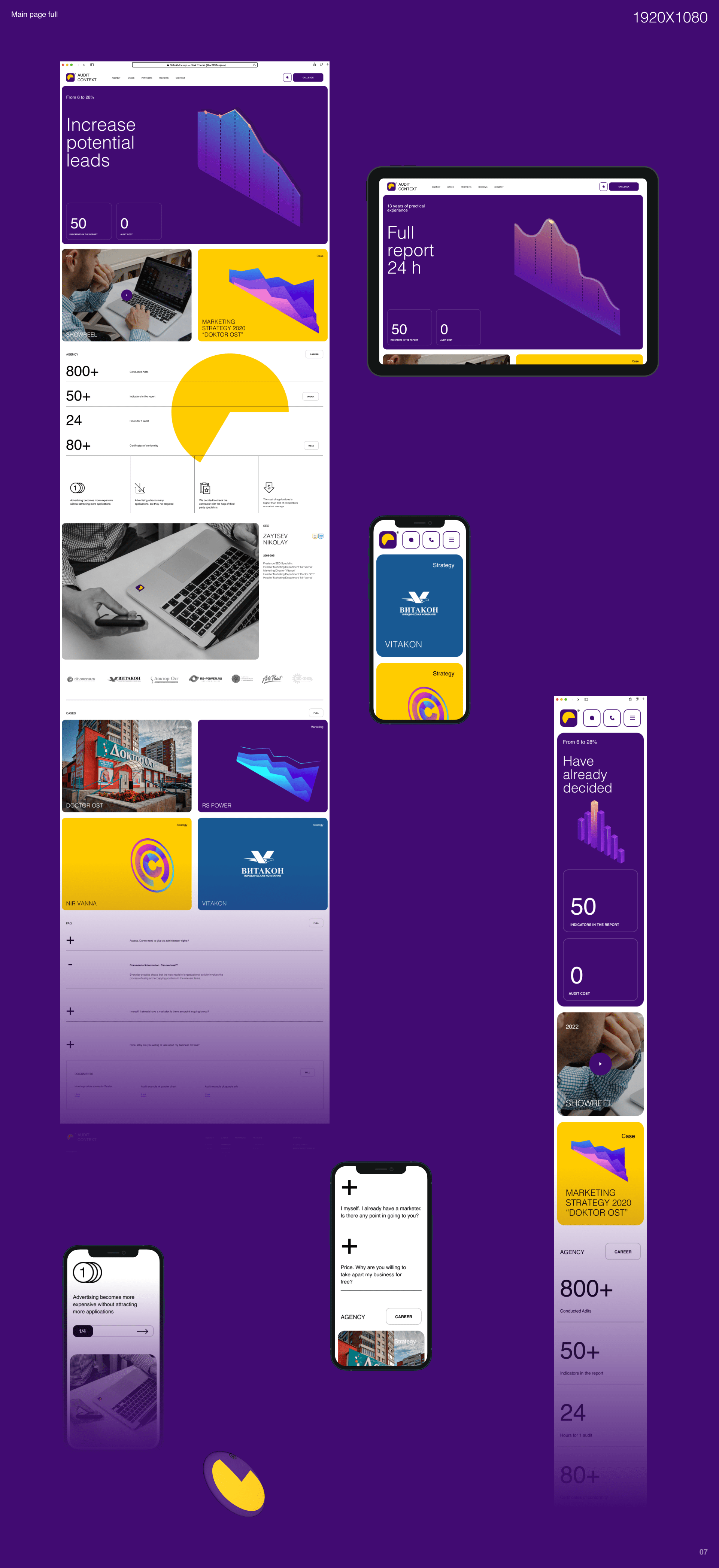 AUDIT CONTEXT — Изображение №12 — Брендинг, Анимация на Dprofile