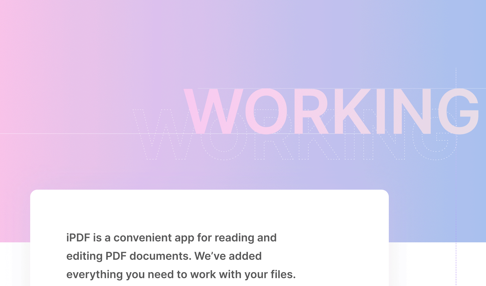 UI/UX | iPDF | Mobile App iOS — Изображение №4 — Интерфейсы на Dprofile