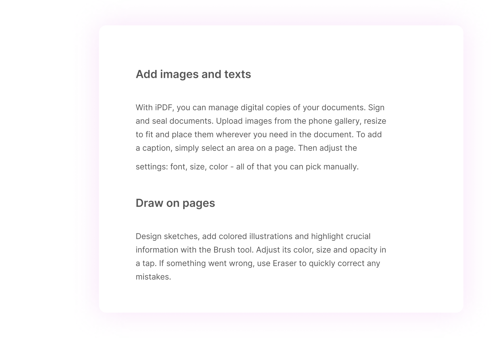 UI/UX | iPDF | Mobile App iOS — Изображение №7 — Интерфейсы на Dprofile