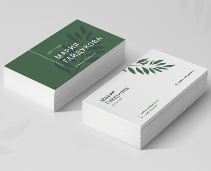 Branding | Photographer Gaydukova — Брендинг, Иллюстрация на Dprofile