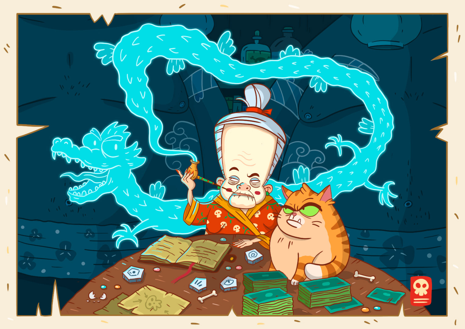 Madame Kim Chi | illustration — Изображение №1 — Иллюстрация на Dprofile