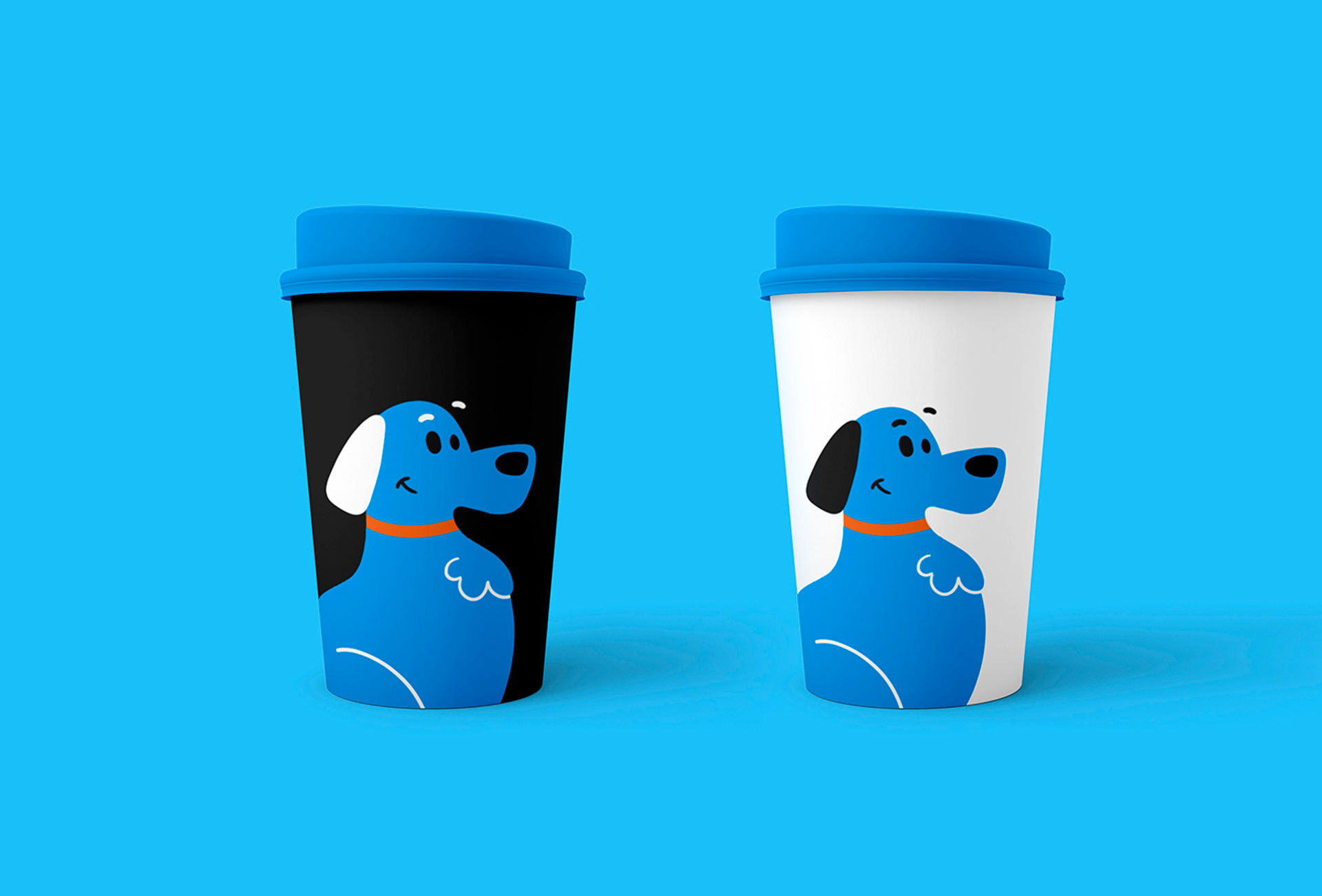 Dog | mascot for coffee restaurants — Изображение №4 — Иллюстрация на Dprofile
