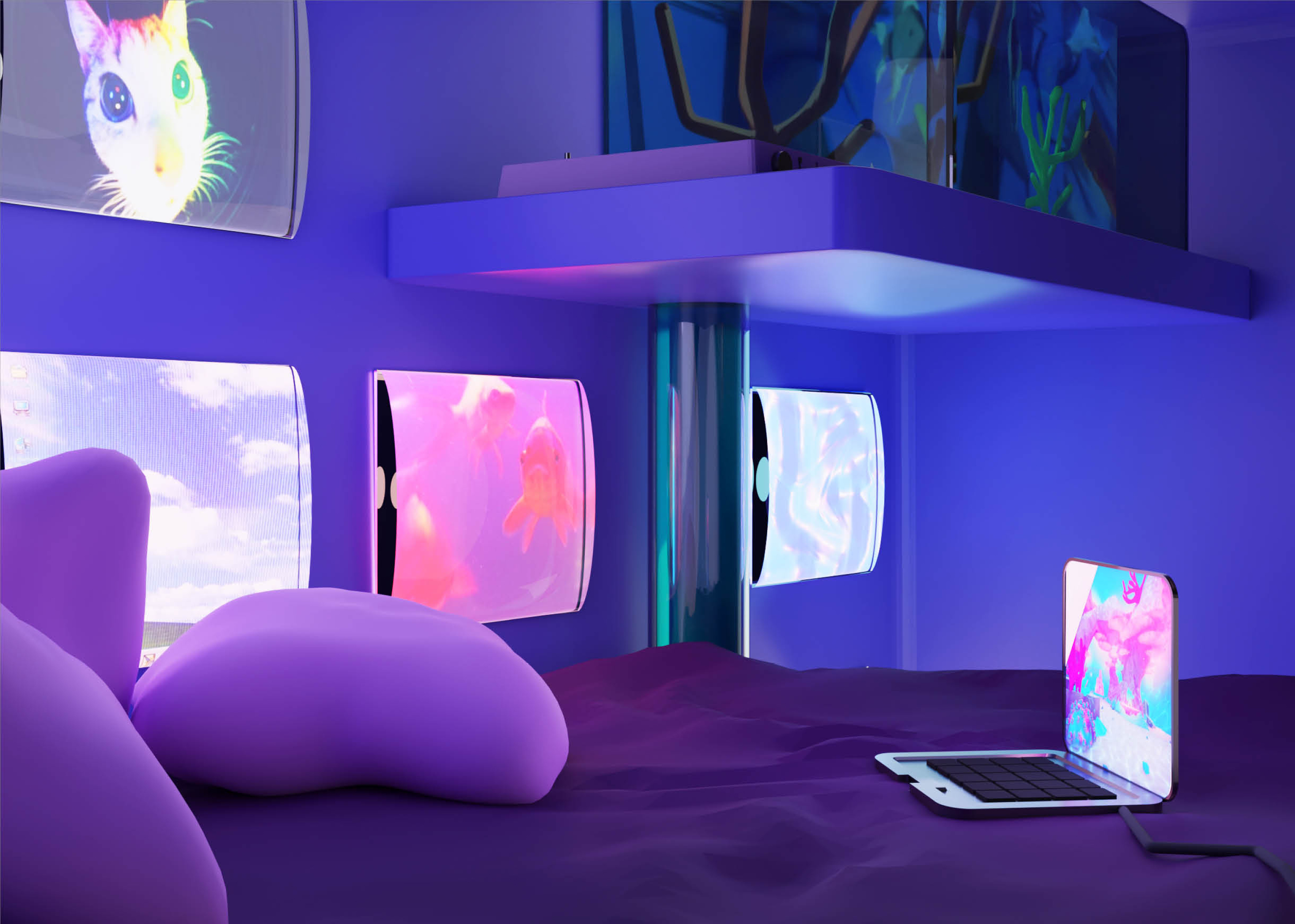 tv room — Изображение №5 — Интерфейсы, 3D на Dprofile