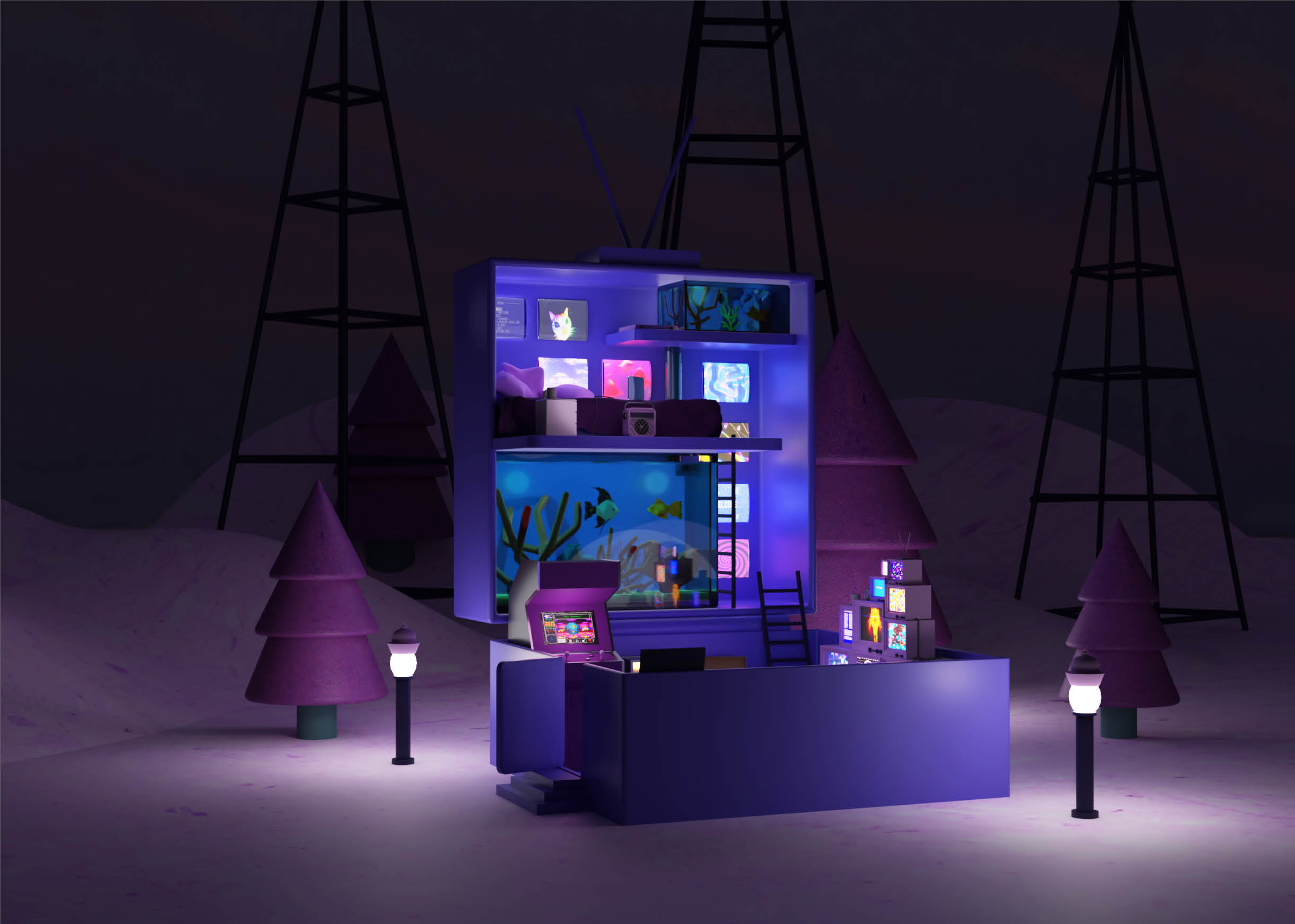 tv room — Изображение №3 — Интерфейсы, 3D на Dprofile