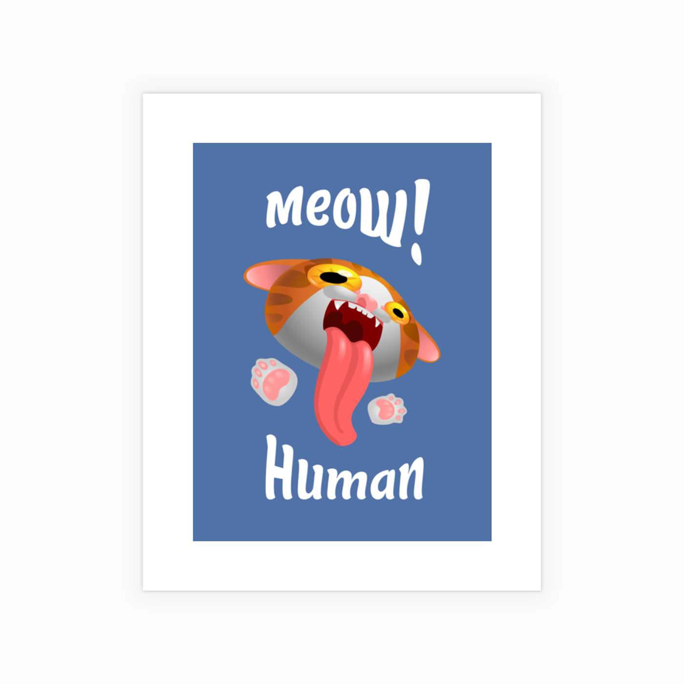 Screaming cat. Meow, human! — Изображение №7 — Иллюстрация на Dprofile