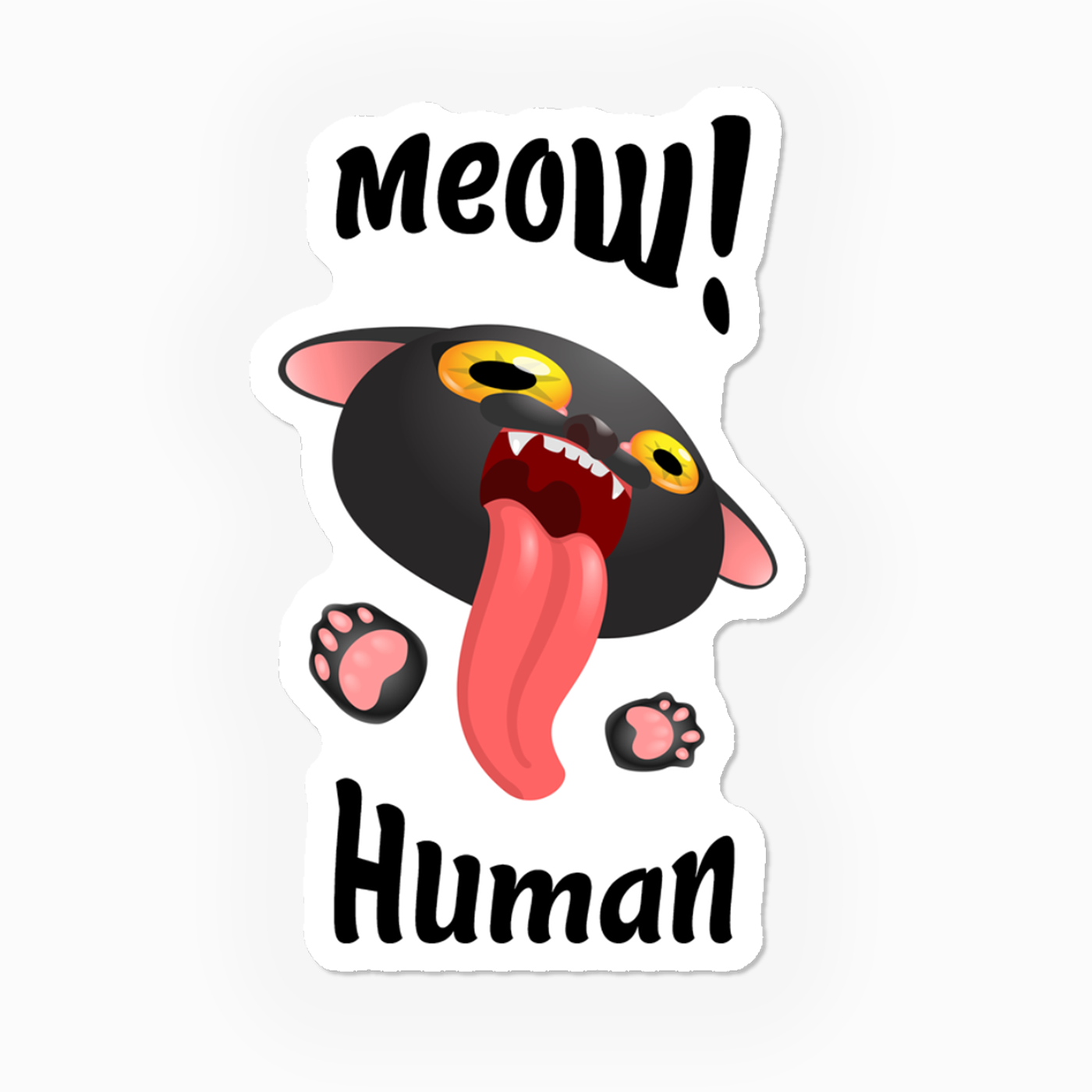Screaming cat. Meow, human! — Изображение №14 — Иллюстрация на Dprofile