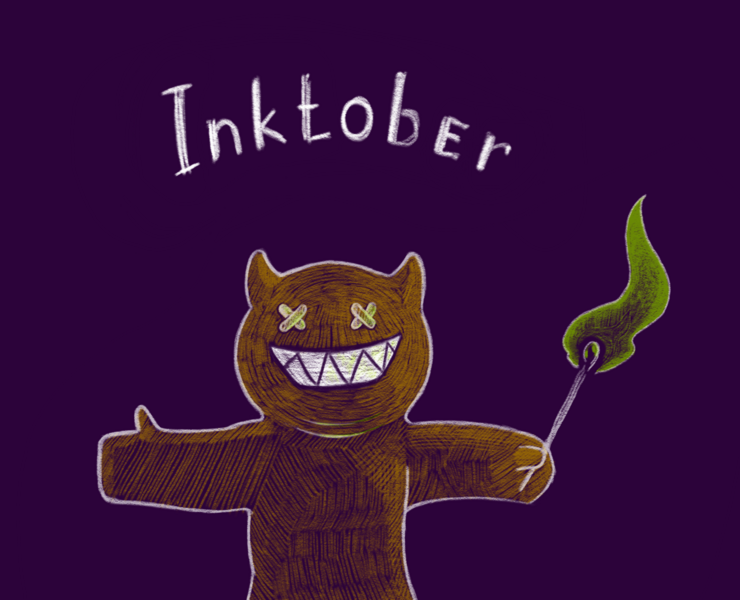 Inktober 2023 — Иллюстрация на Dprofile