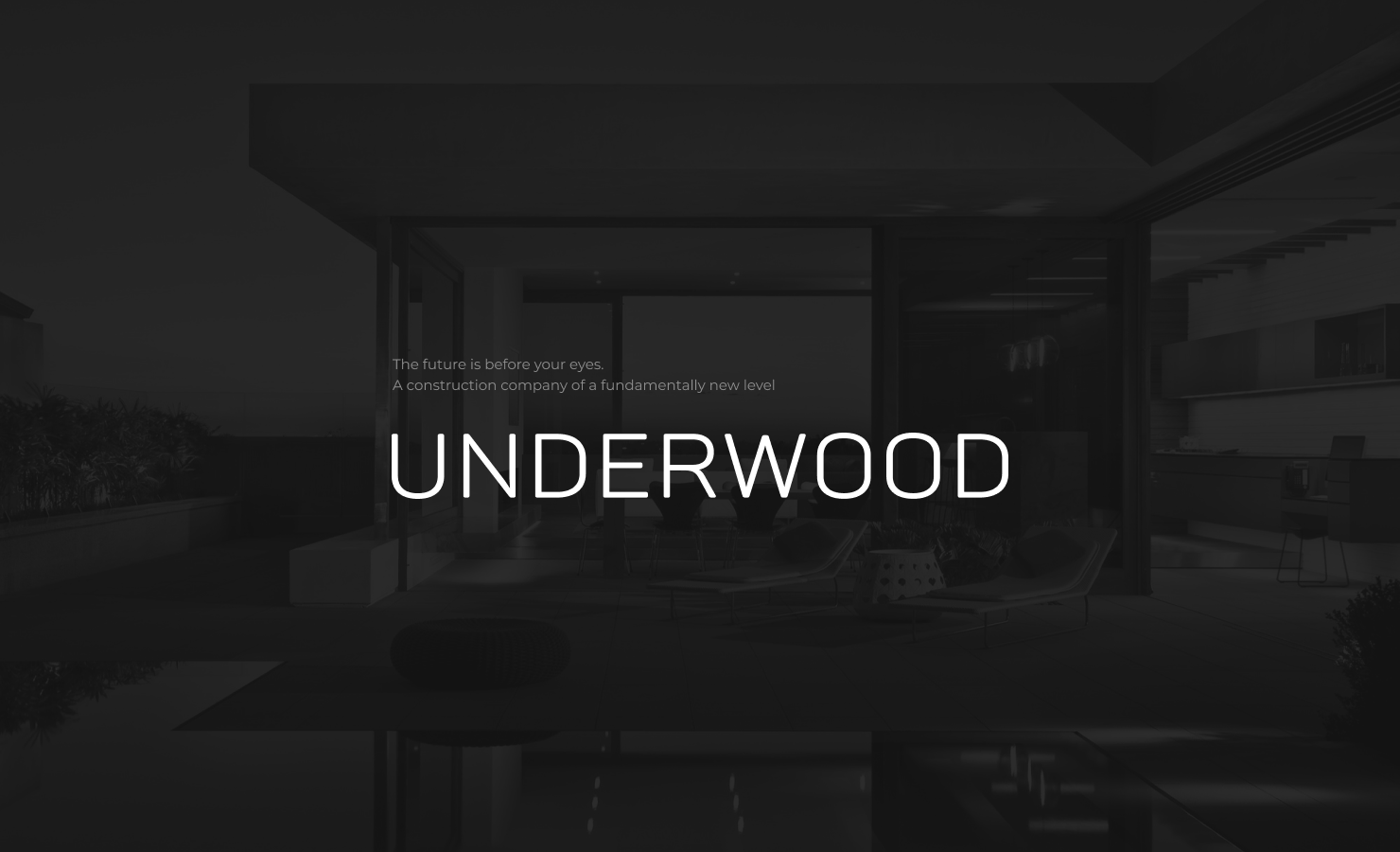 Underwood - #website — Изображение №1 — Интерфейсы на Dprofile