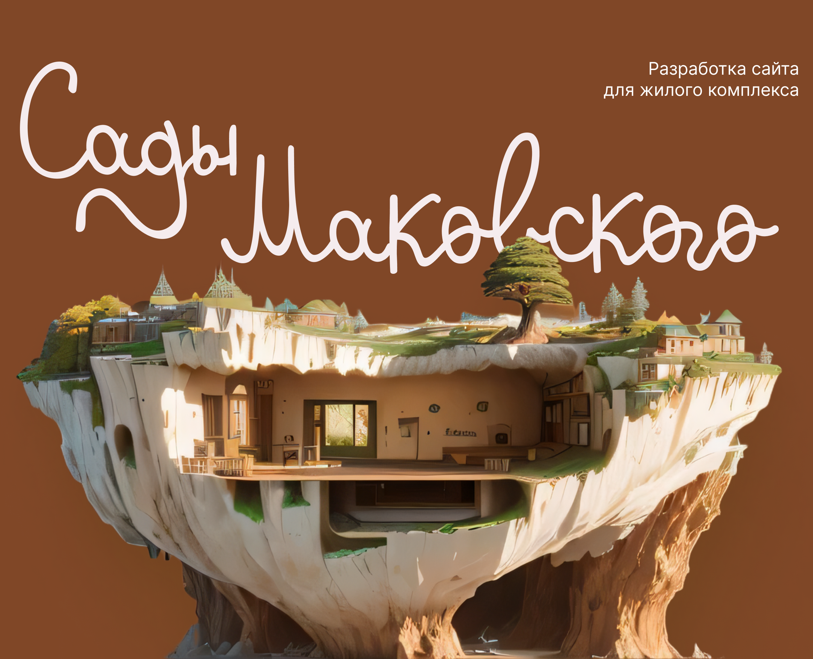 Сайт для ЖК Сады Маковского — Интерфейсы на Dprofile