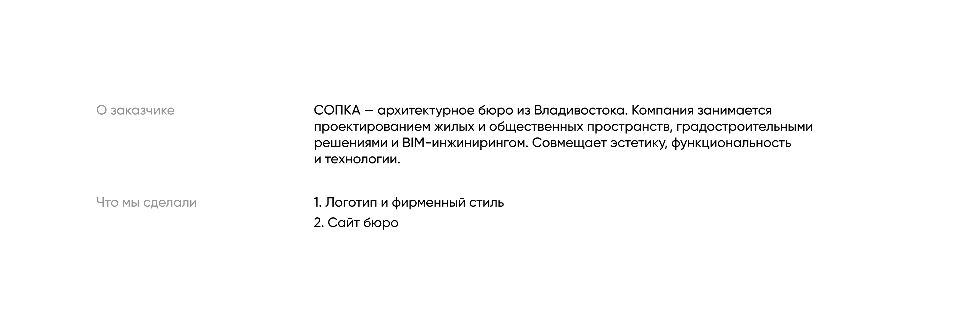 Архитектурно-проектная компания «СОПКА» — Изображение №2 — Интерфейсы, Брендинг на Dprofile