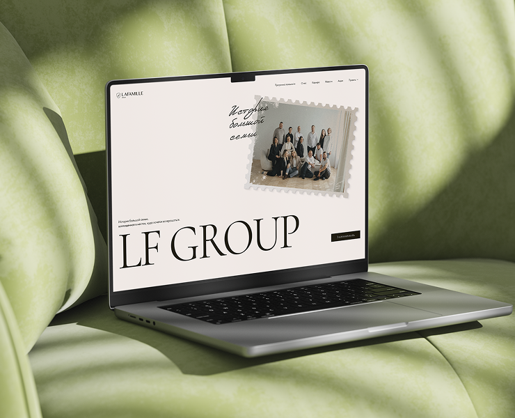 La Famille Group – ресторанный холдинг — Интерфейсы, Анимация на Dprofile