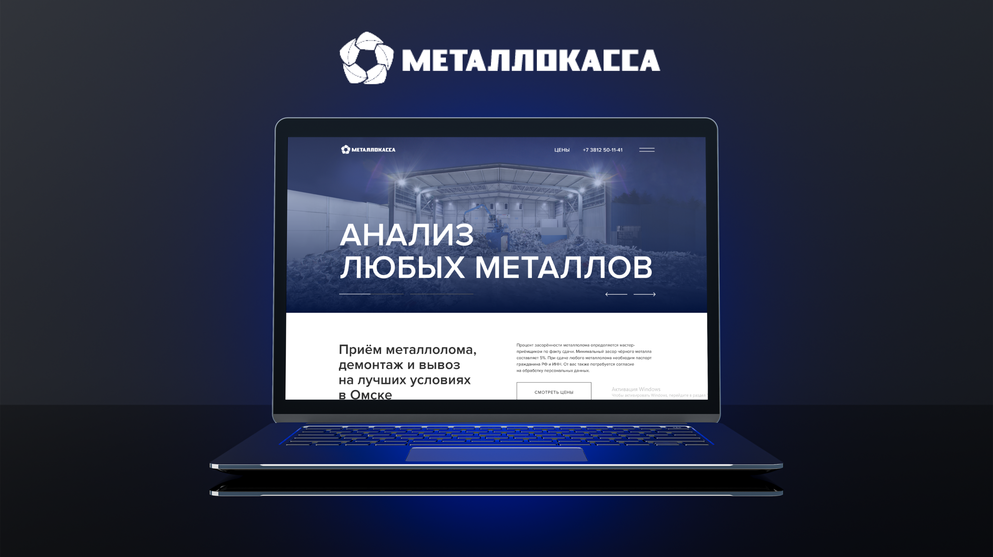 Металлокасса — корпоративный сайт — Изображение №1 — Интерфейсы, Брендинг на Dprofile