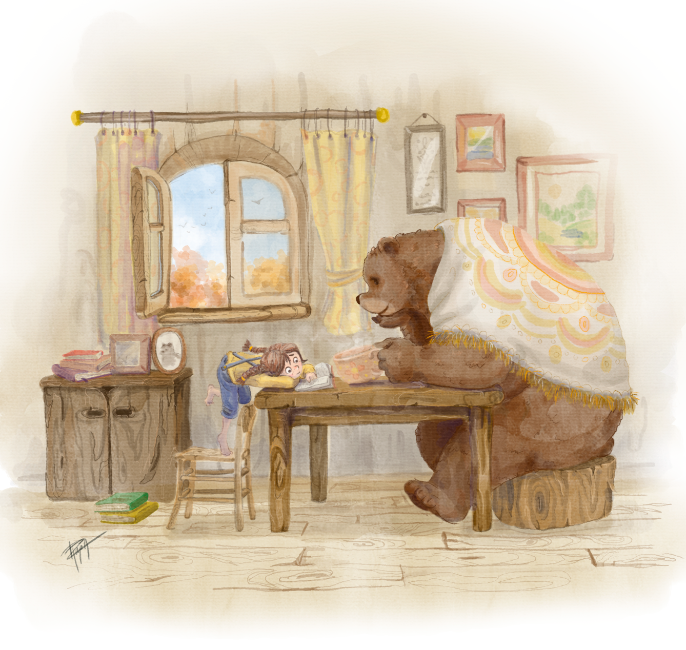 Маша и Медведь — Изображение №2 — Иллюстрация на Dprofile