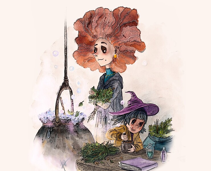 Серия Иллюстраций "Мир Ви" — Иллюстрация на Dprofile