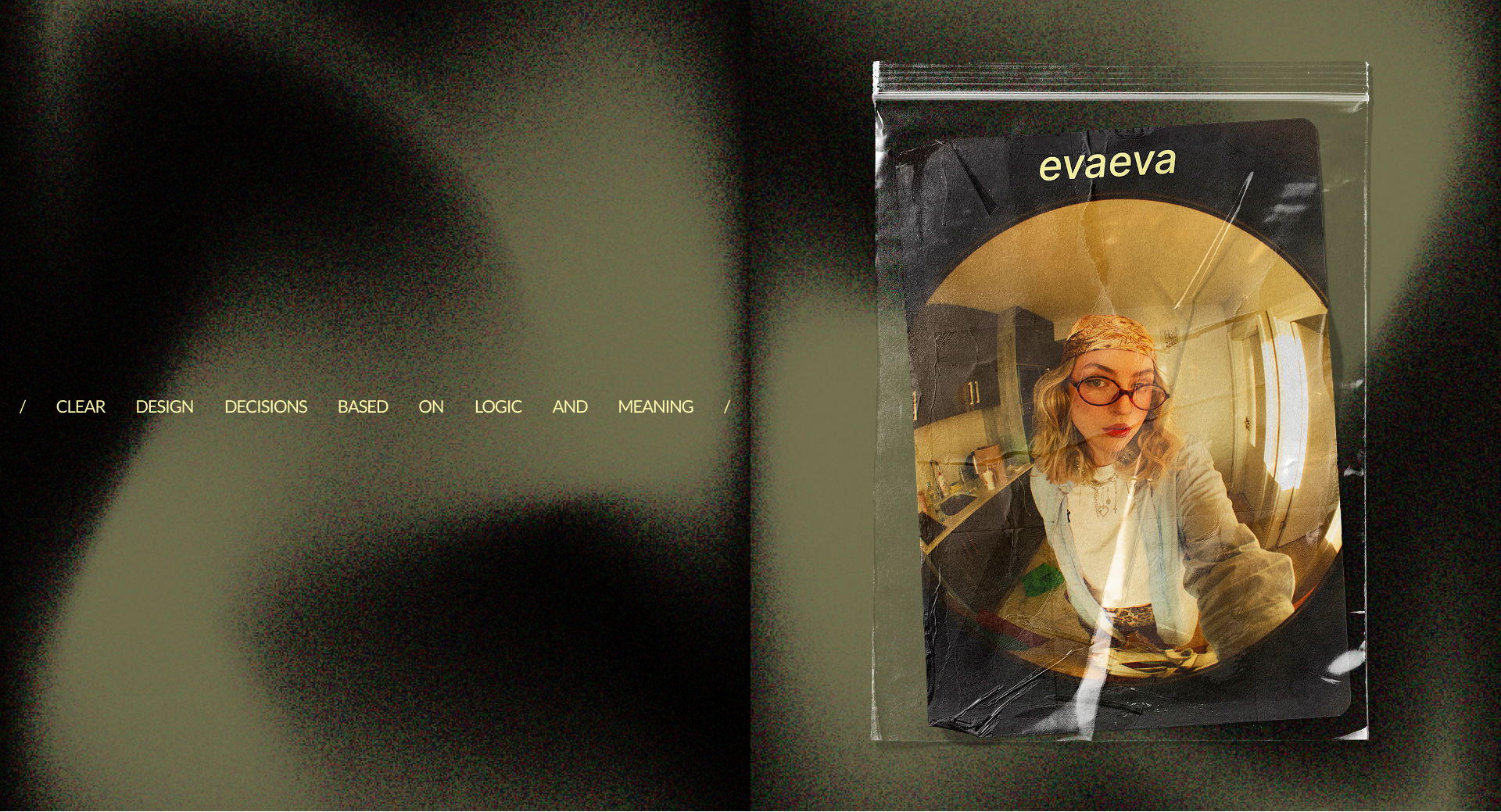 PORTFOLIO WEBSITE / EVAEVA — Изображение №13 — Интерфейсы на Dprofile