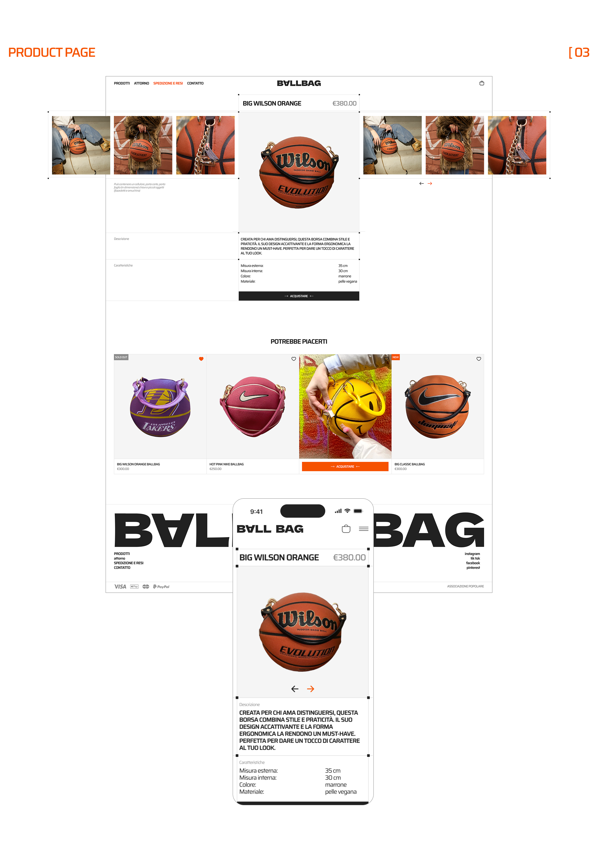 E-COMMERCE | BALLBAG — Изображение №6 — Интерфейсы на Dprofile