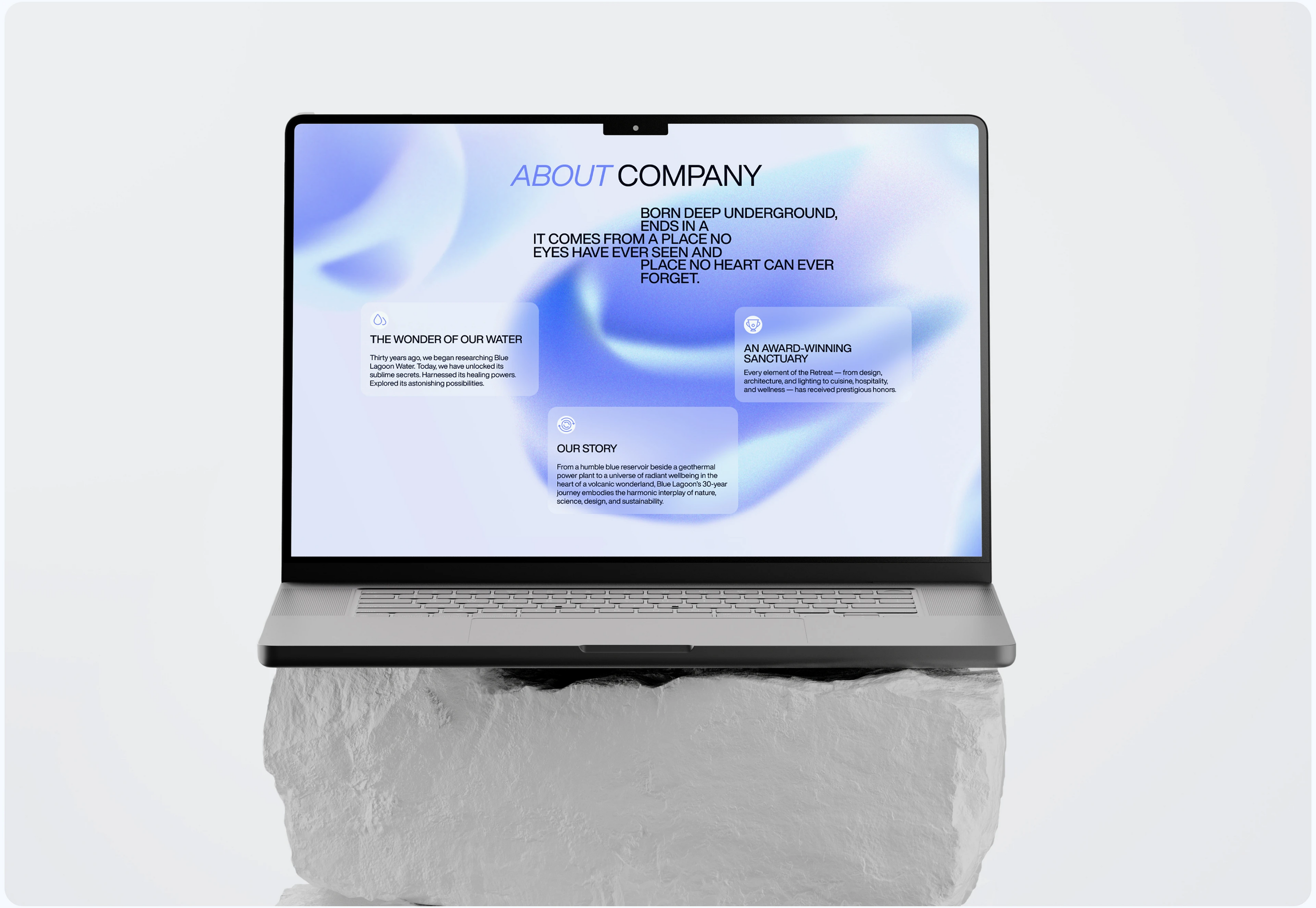 BLUE LAGOON | Landing Page — Изображение №7 — Интерфейсы на Dprofile